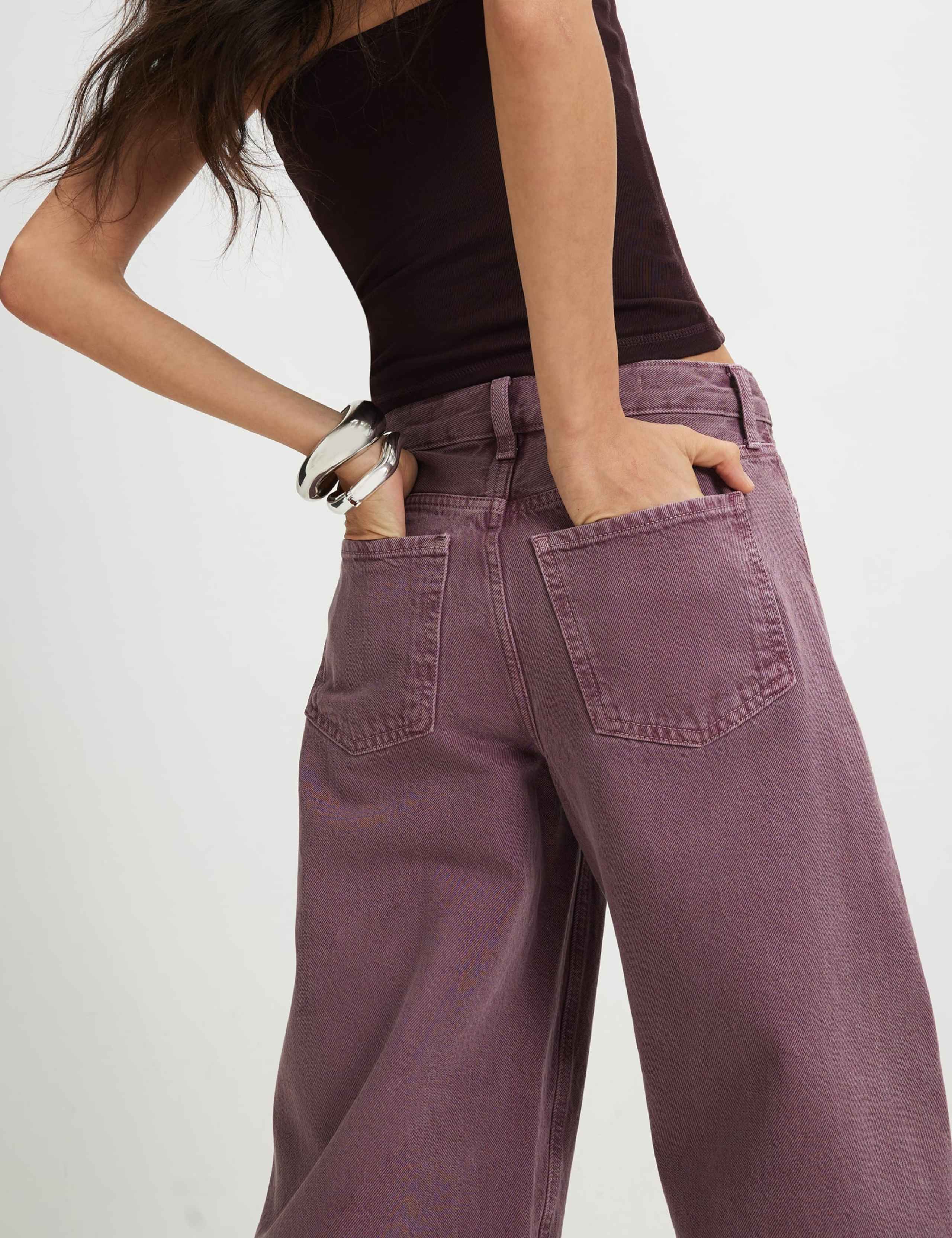 High Waisted Twist Seam Barrel Jeans 4 of 6