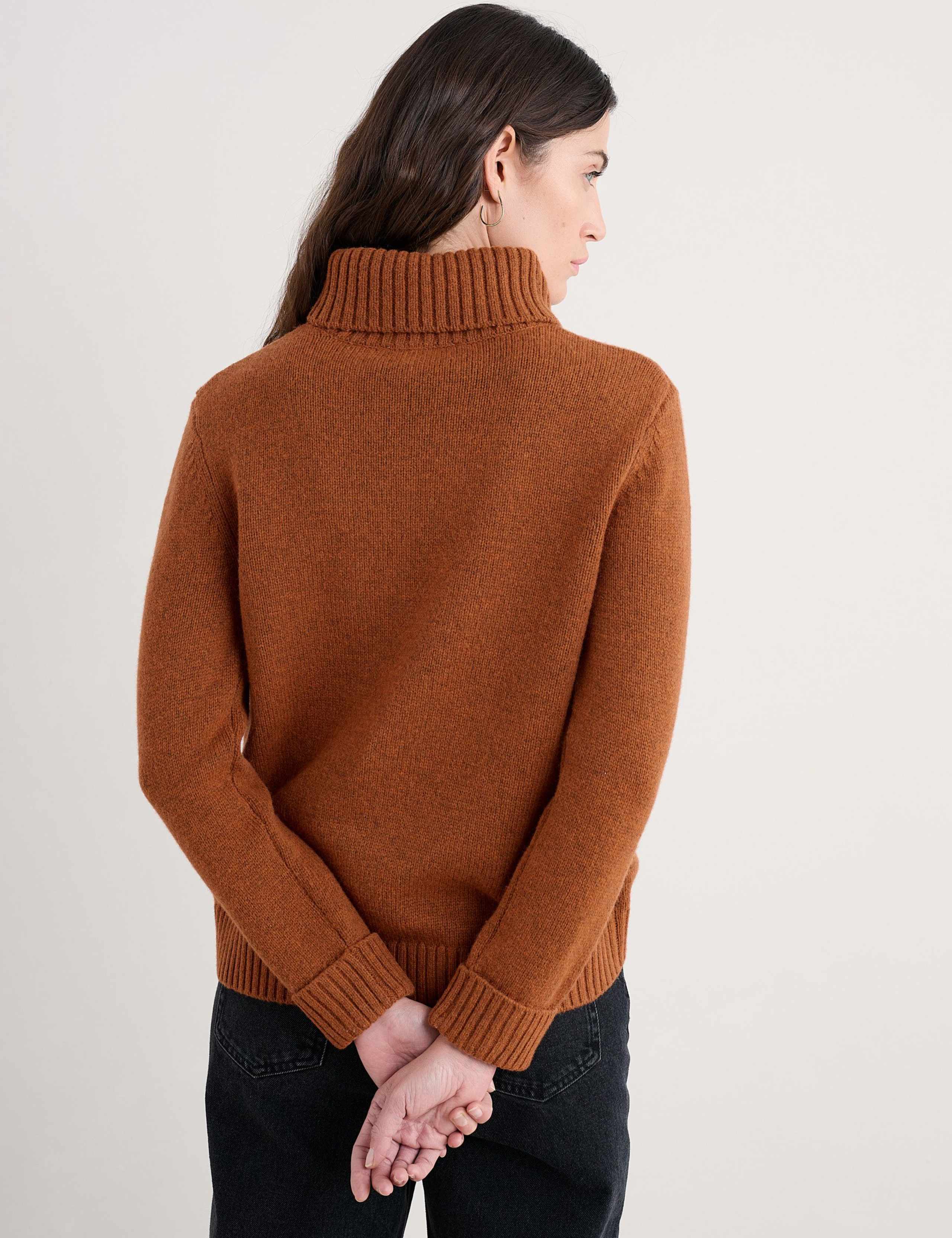 Wool Rich Funnel Neck Jumper 3 of 5