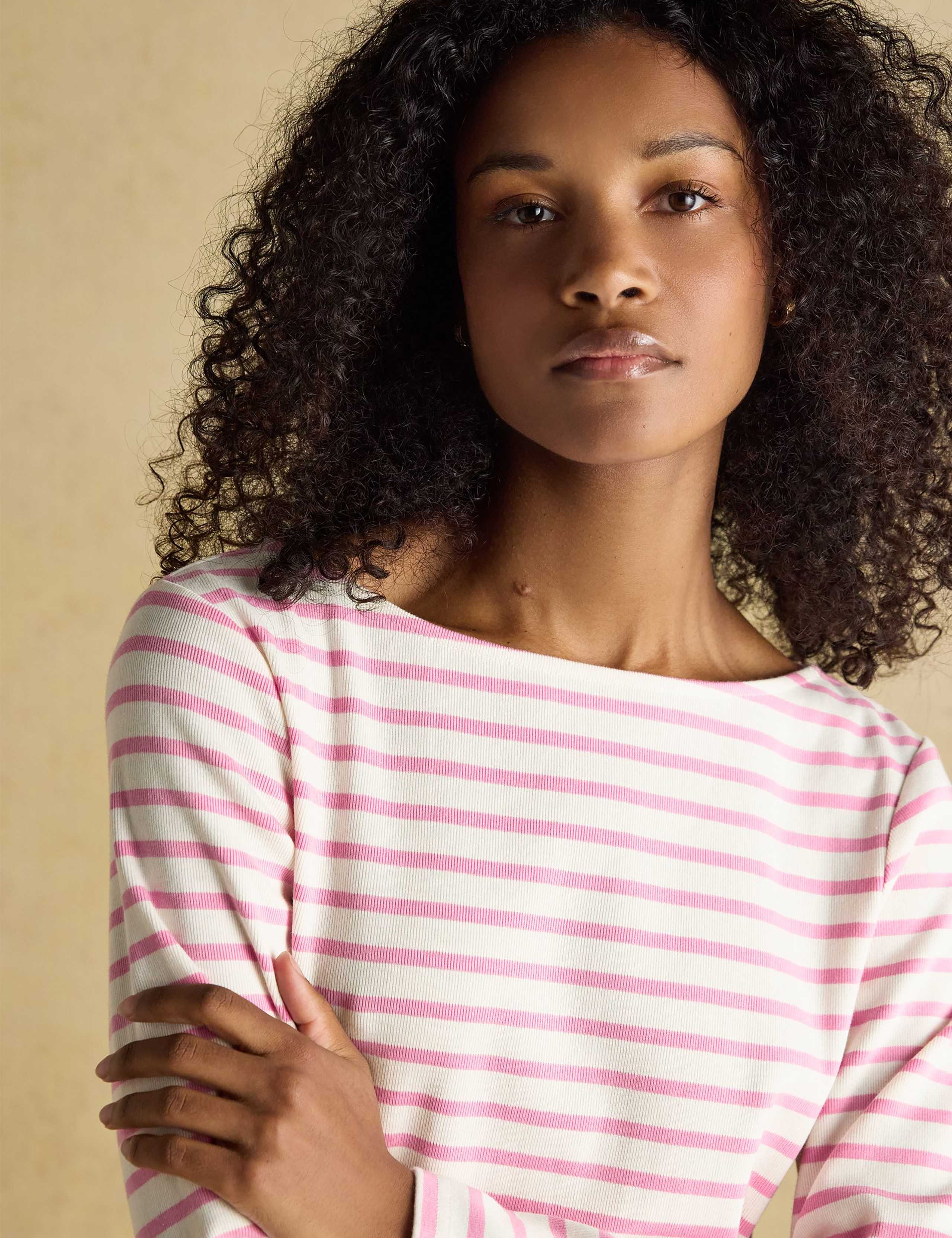 Pure Cotton Striped Top 8 of 8