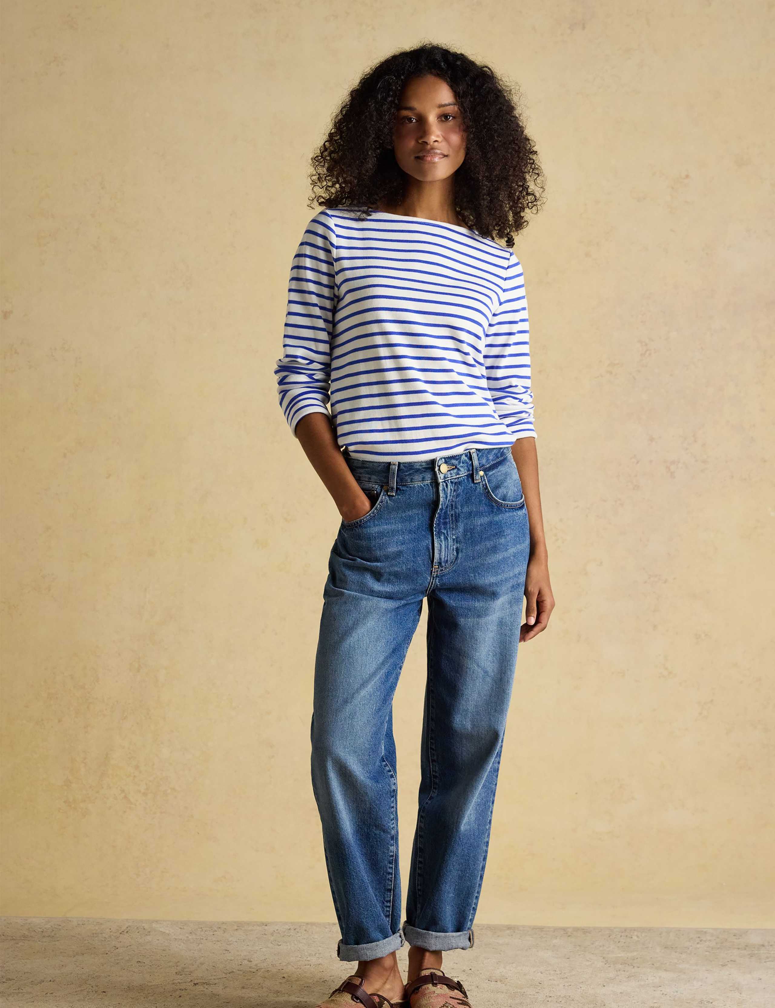 Pure Cotton Striped Top 3 of 8