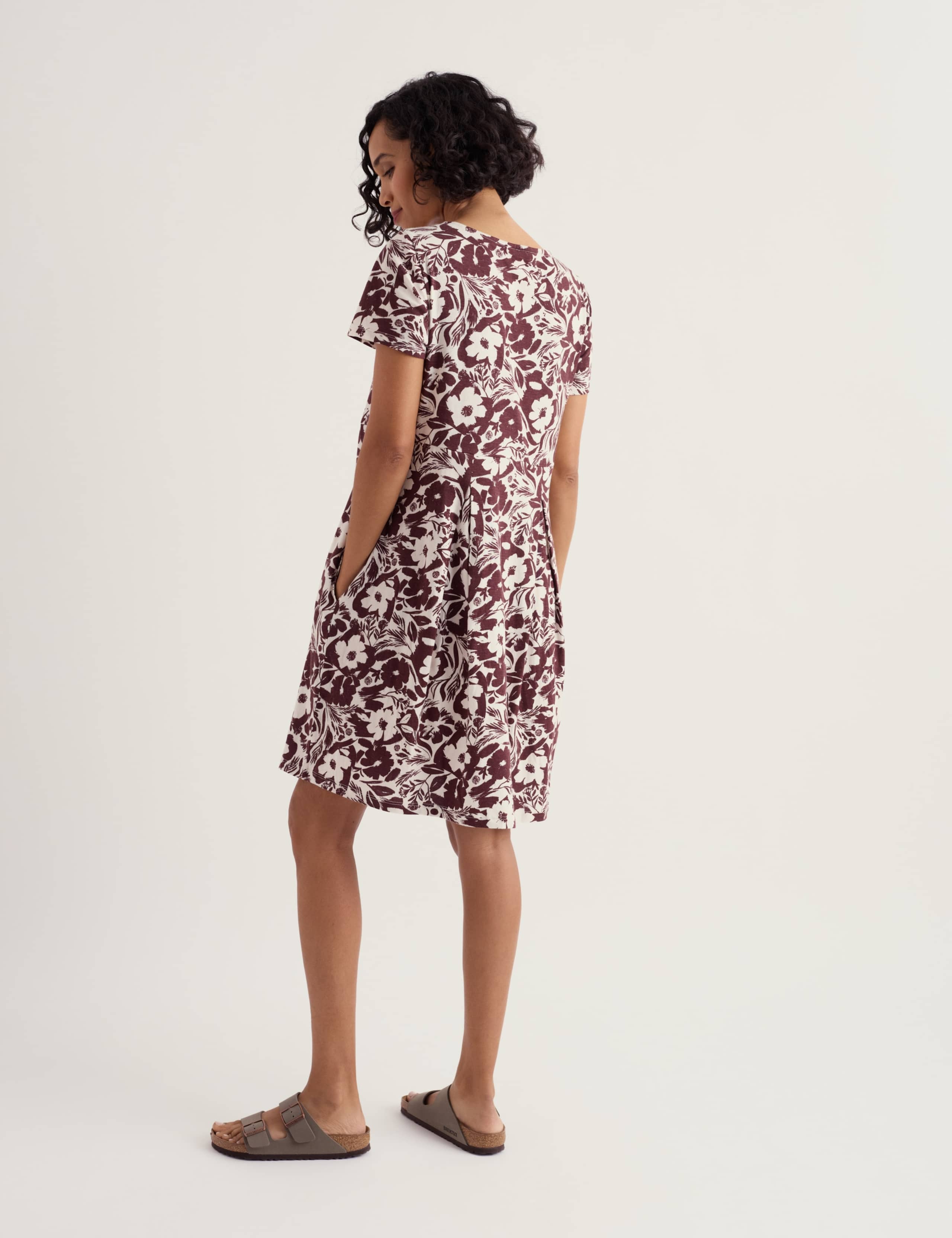 Cotton Rich Floral Mini T-Shirt Dress 4 of 5