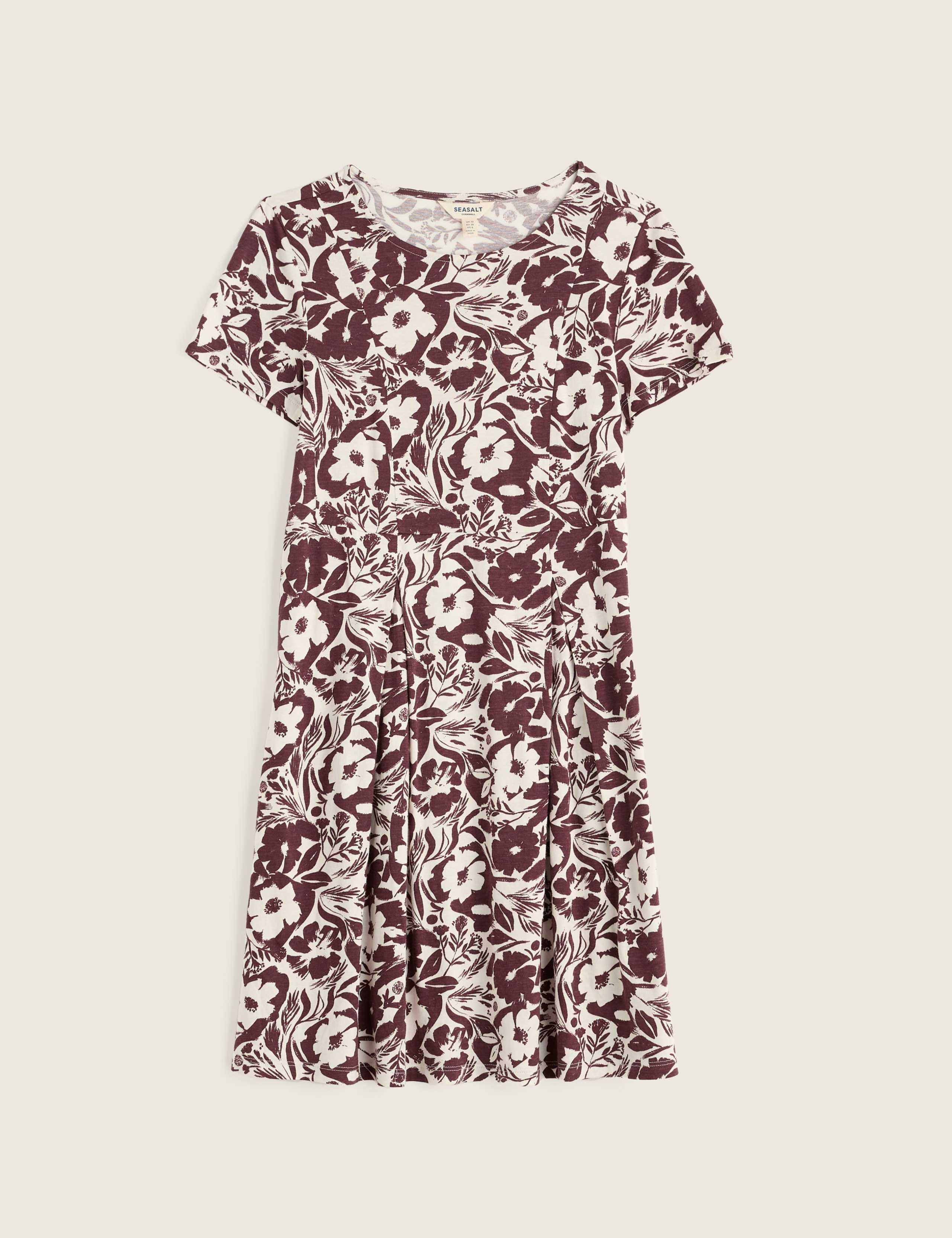 Cotton Rich Floral Mini T-Shirt Dress 2 of 5