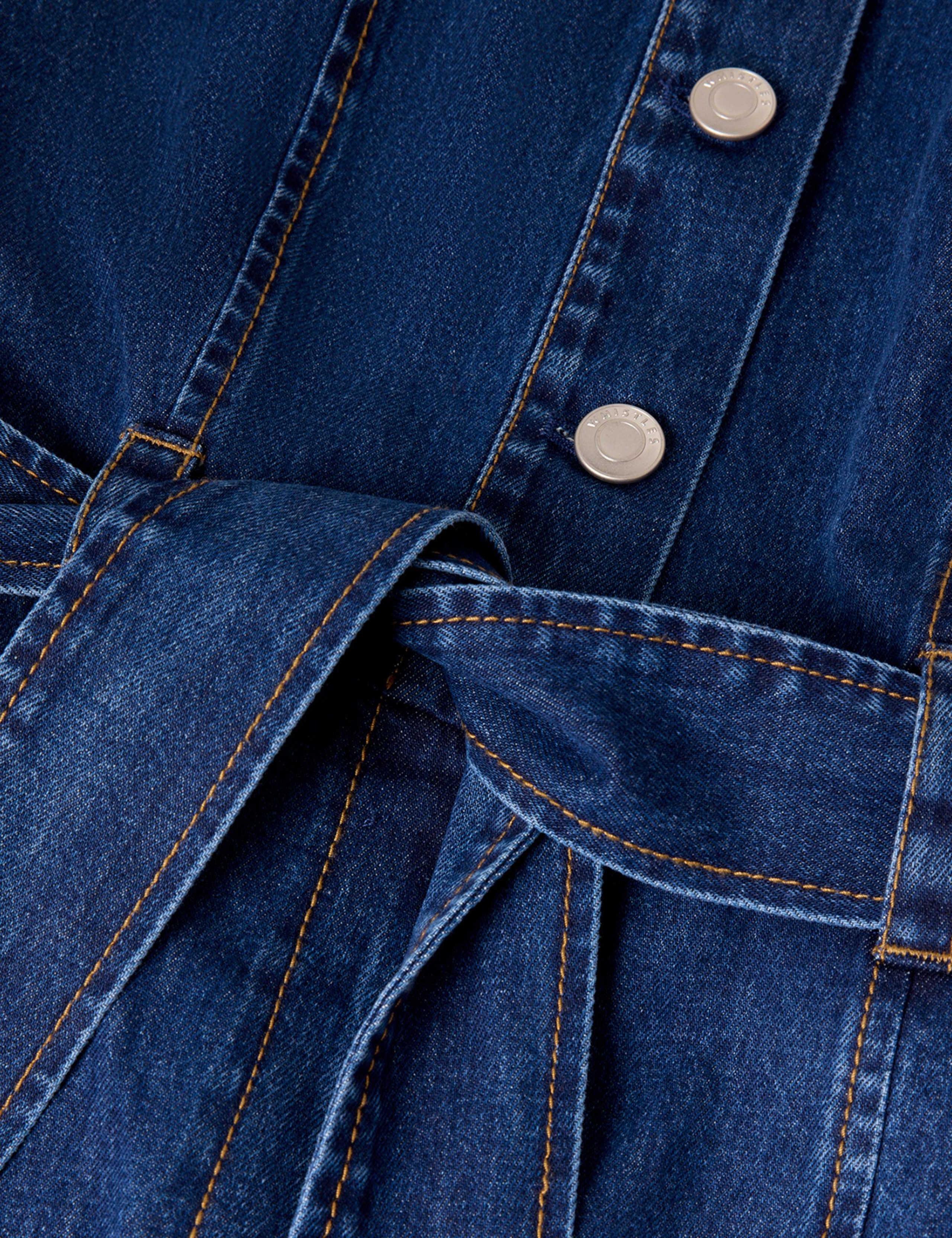 Pure Cotton Button Front Short Sleeve Jumpsuit 6 of 6