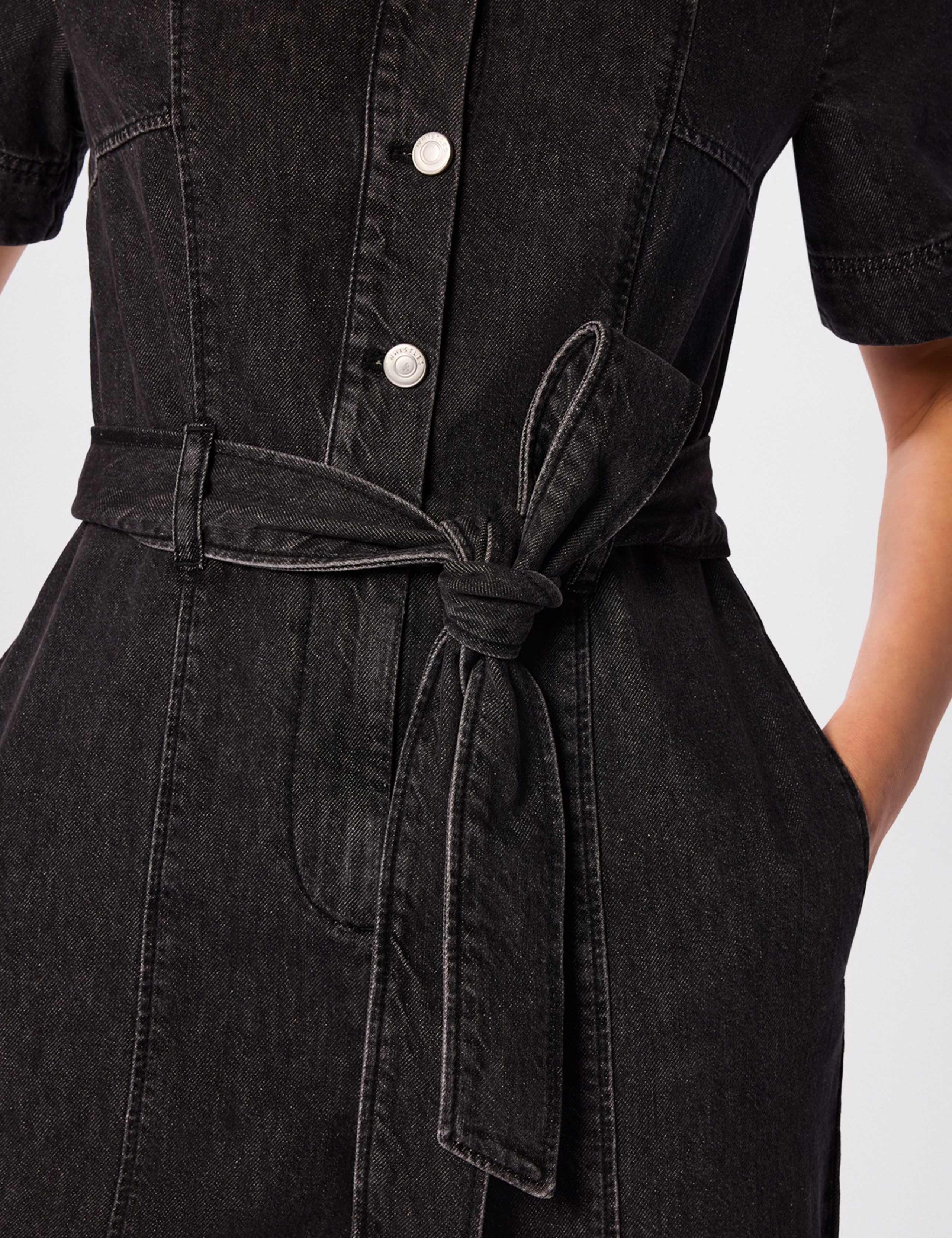 Pure Cotton Button Front Short Sleeve Jumpsuit 7 of 7