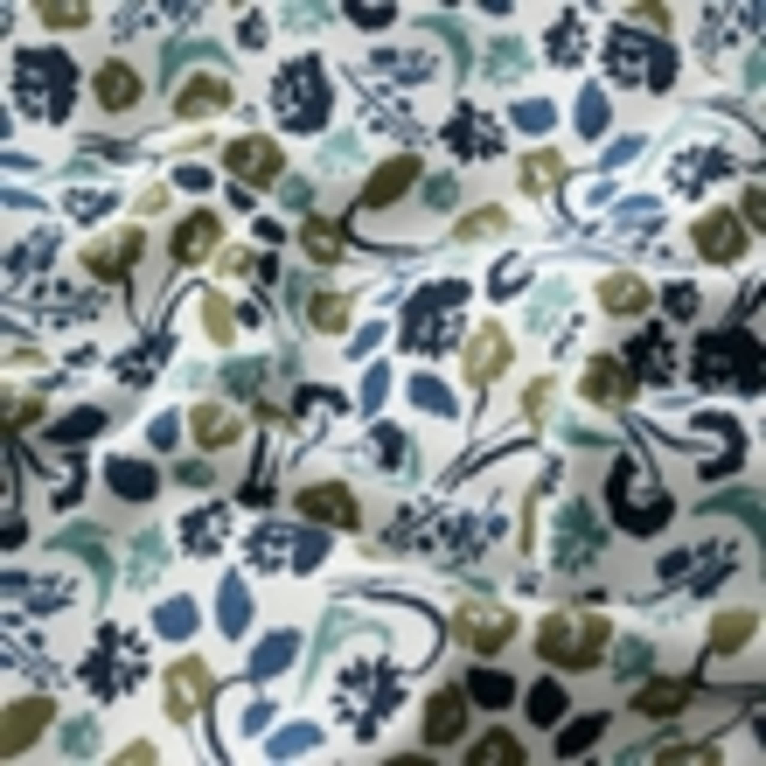 Cotton Rich Floral Knee Length Skater Dress QT 5 of 5