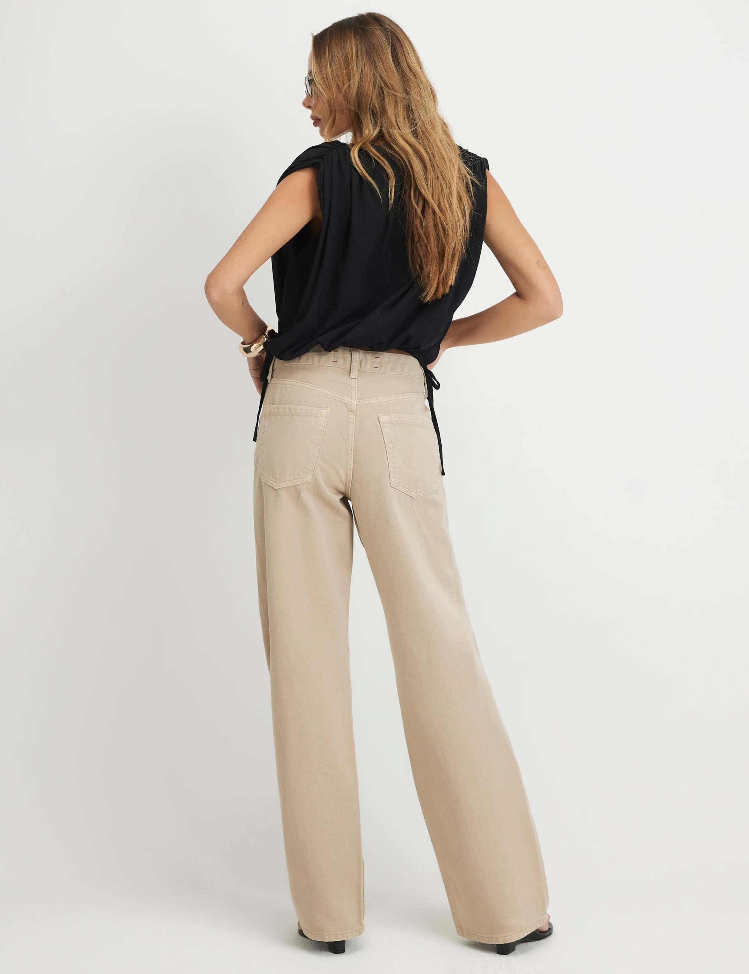 Relaxed Mid Rise Straight Leg Jeans 4 of 5