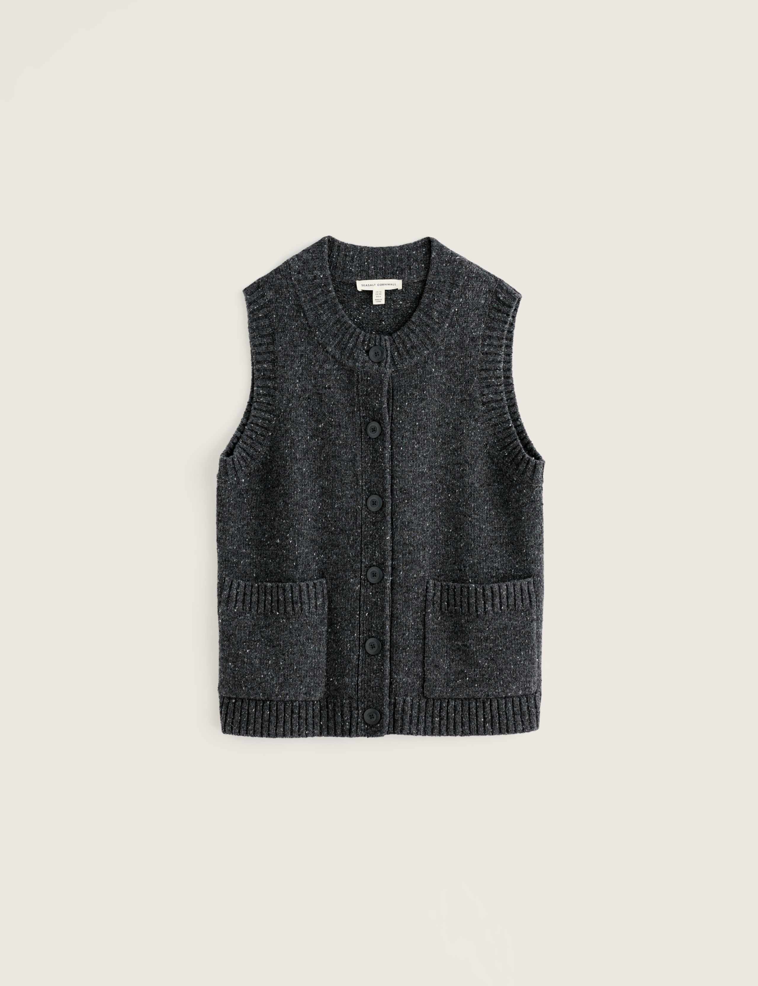 Wool Rich Knitted Vest 2 of 5