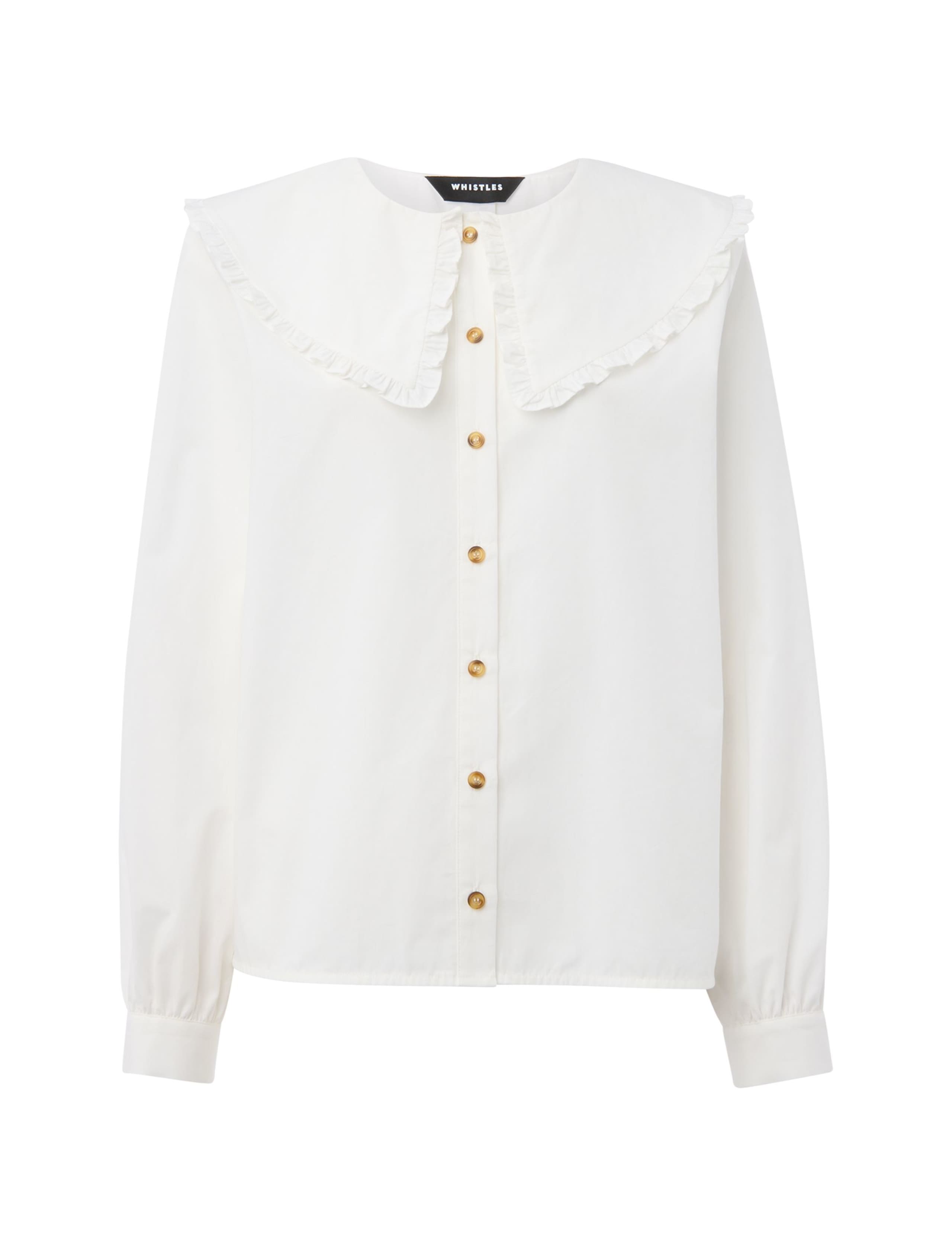 Pure Cotton Oversized Collared Blouse 2 of 4