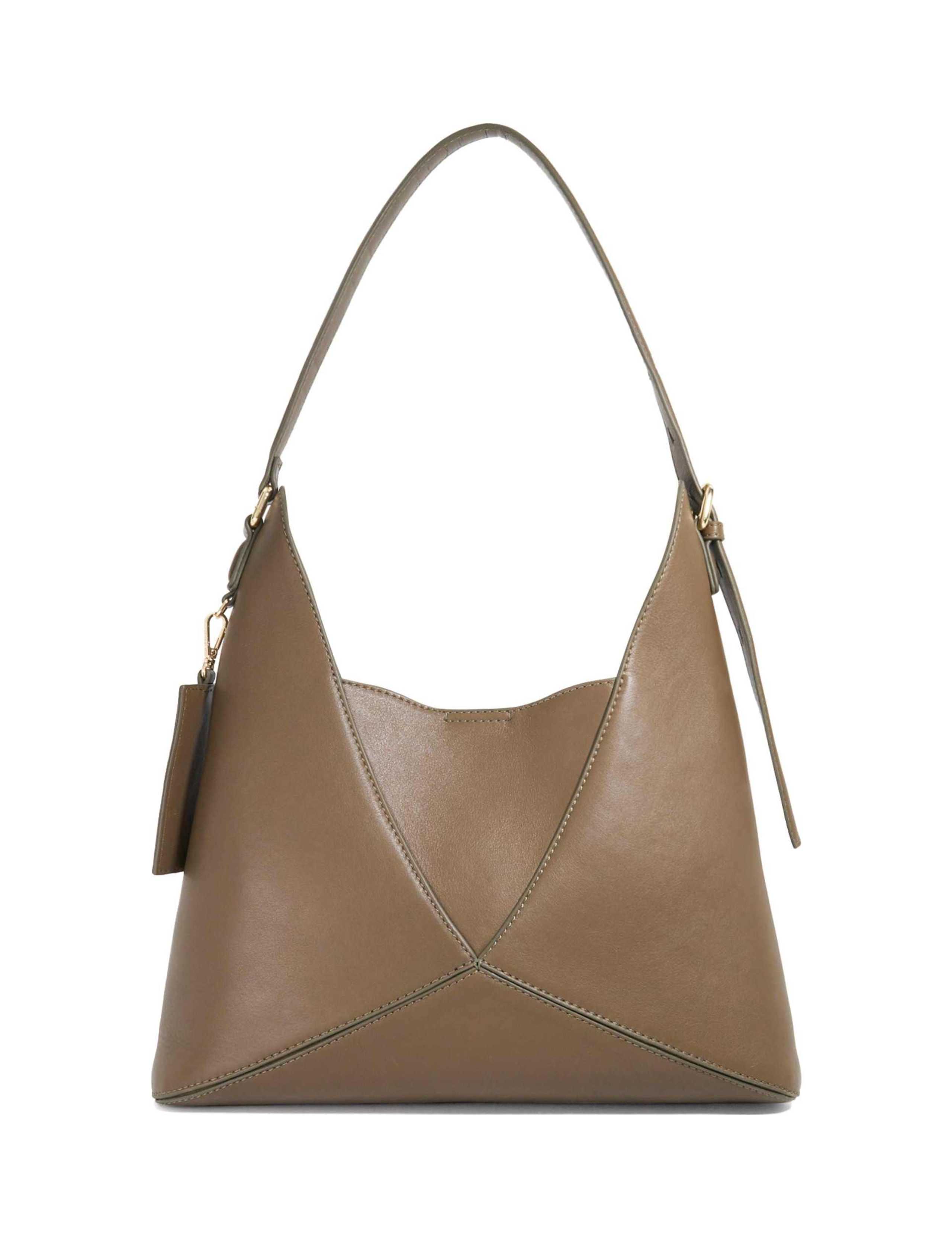 Faux Leather Shoulder Bag 5 of 6