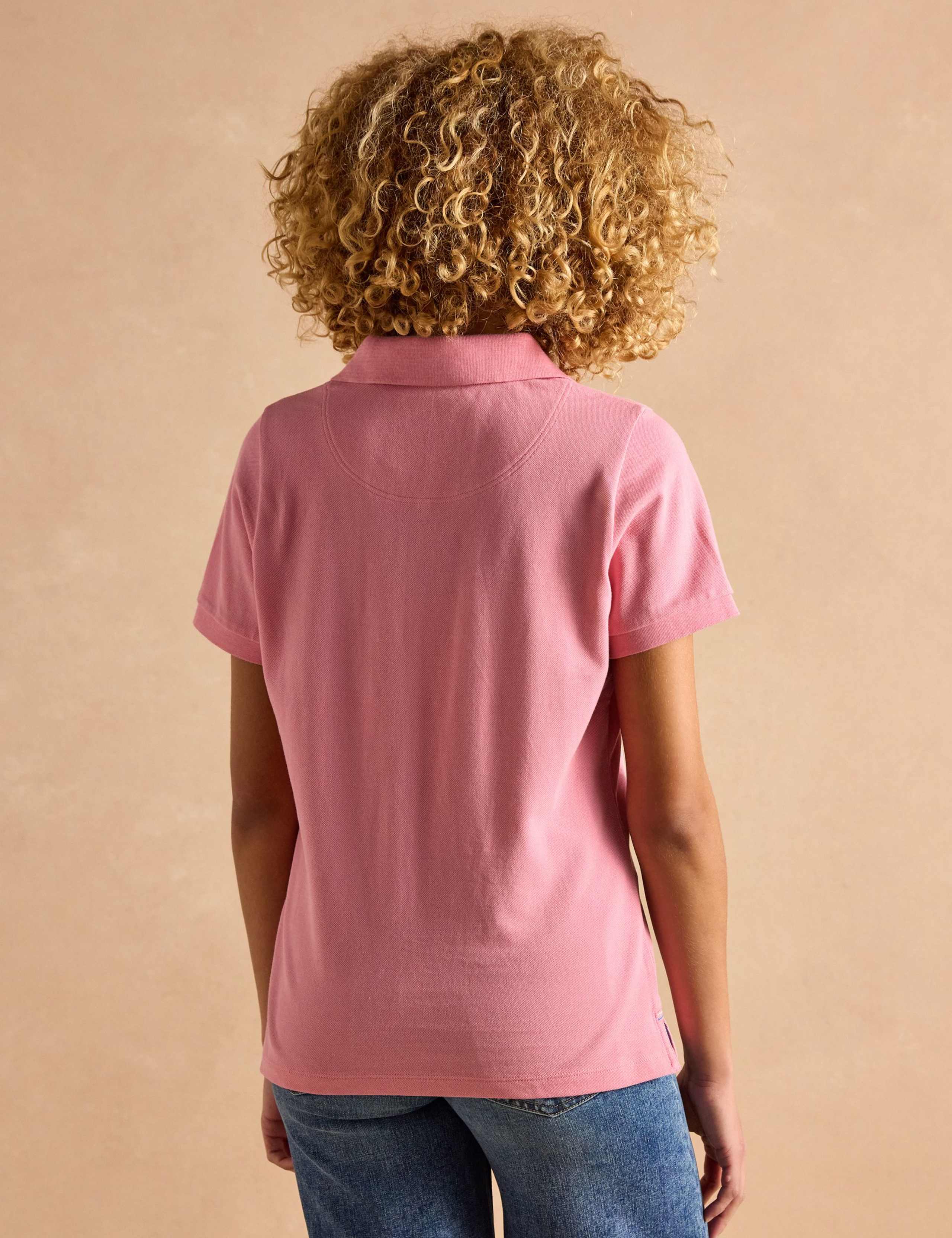 Pure Cotton Collared Polo Shirt 3 of 7