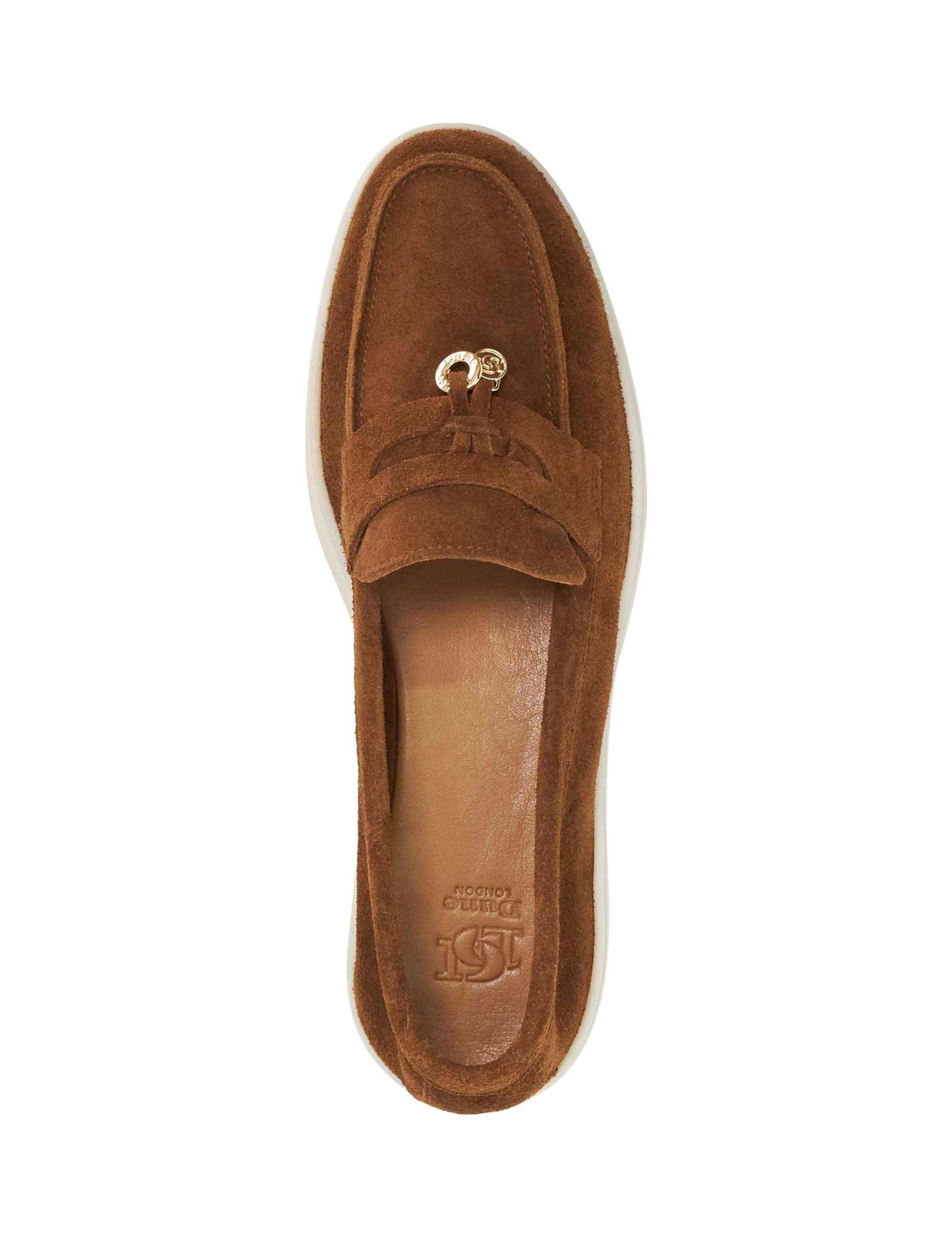 Suede Slip On Flat Loafers 4 of 5