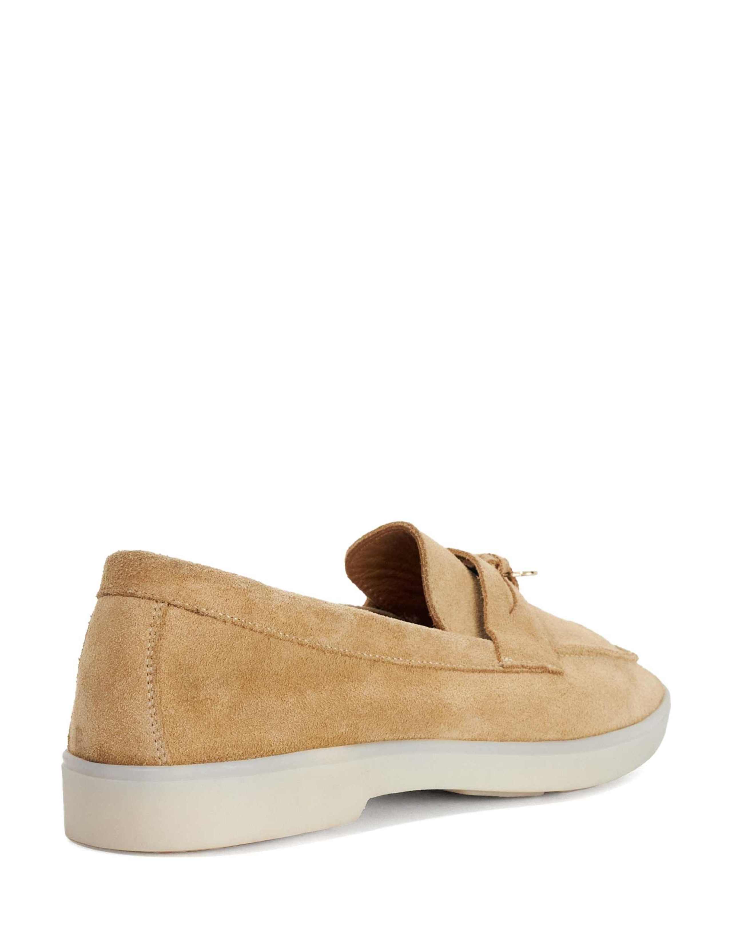 Suede Slip On Flat Loafers 4 of 5
