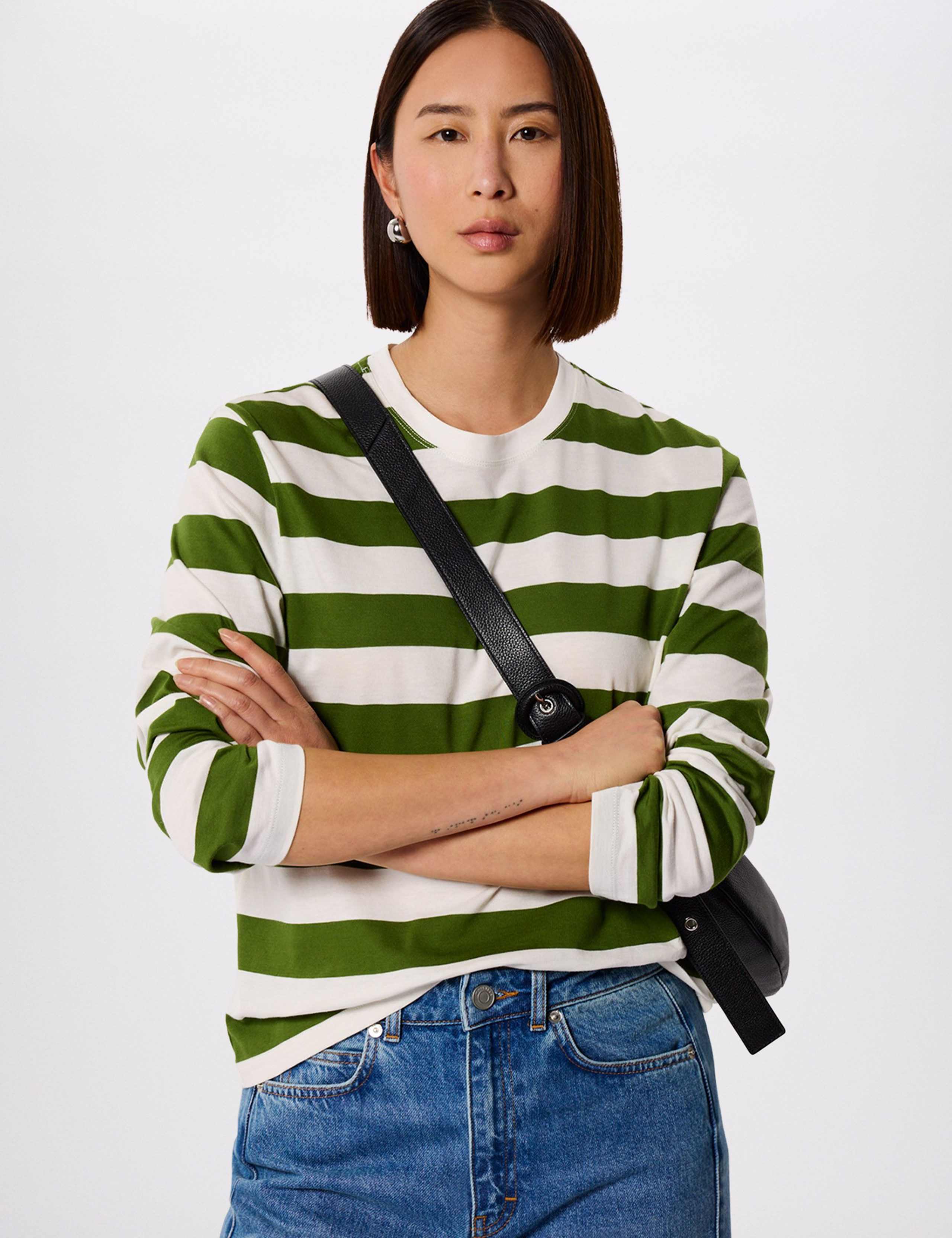 Pure Cotton Striped T-Shirt 4 of 6