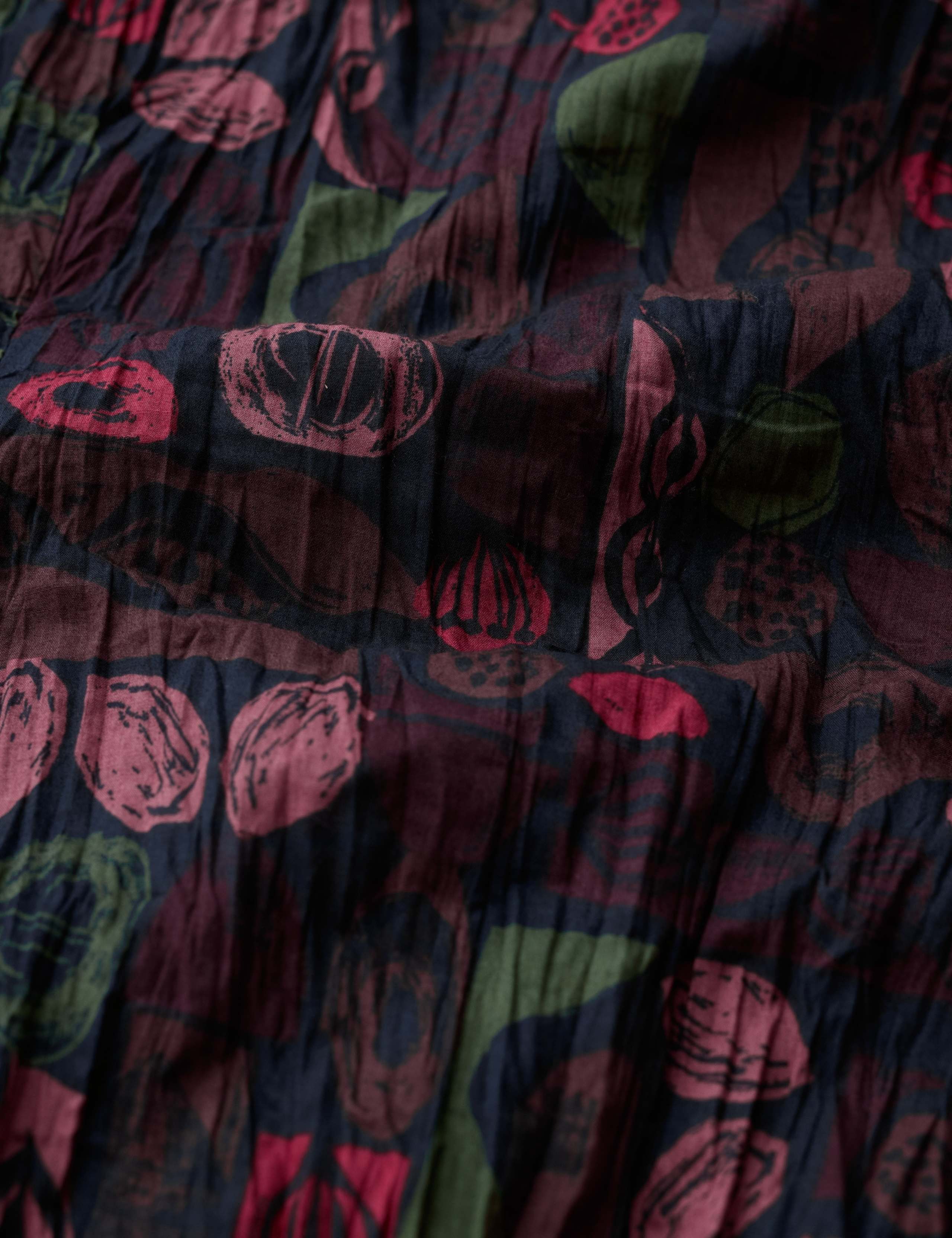 Pure Cotton Floral Crinkle Shirt 5 of 6