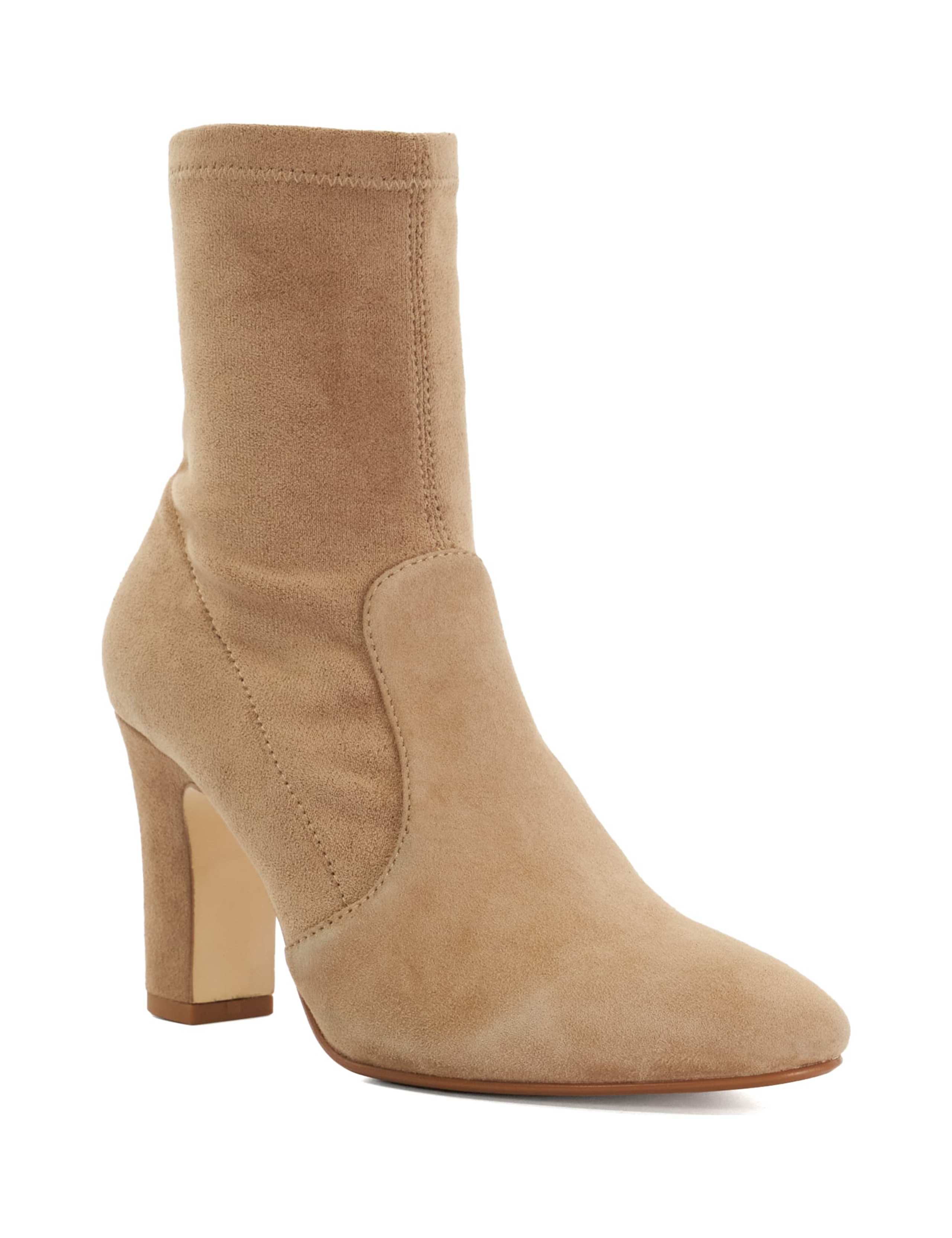 Suede Block Heel Sock Boots 4 of 6