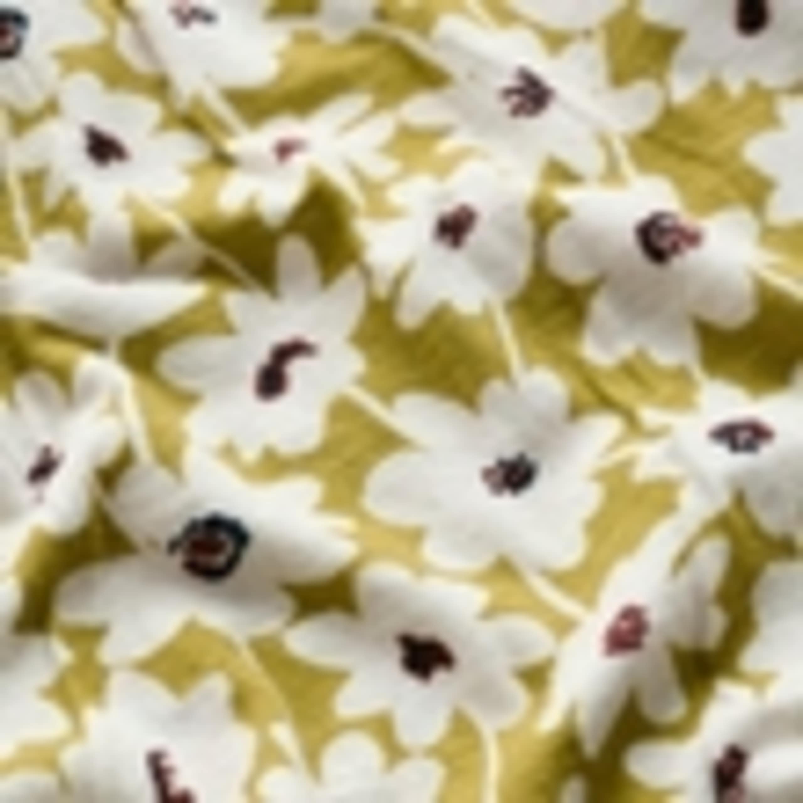 Pure Cotton Floral Midi Waisted Dress 5 of 5
