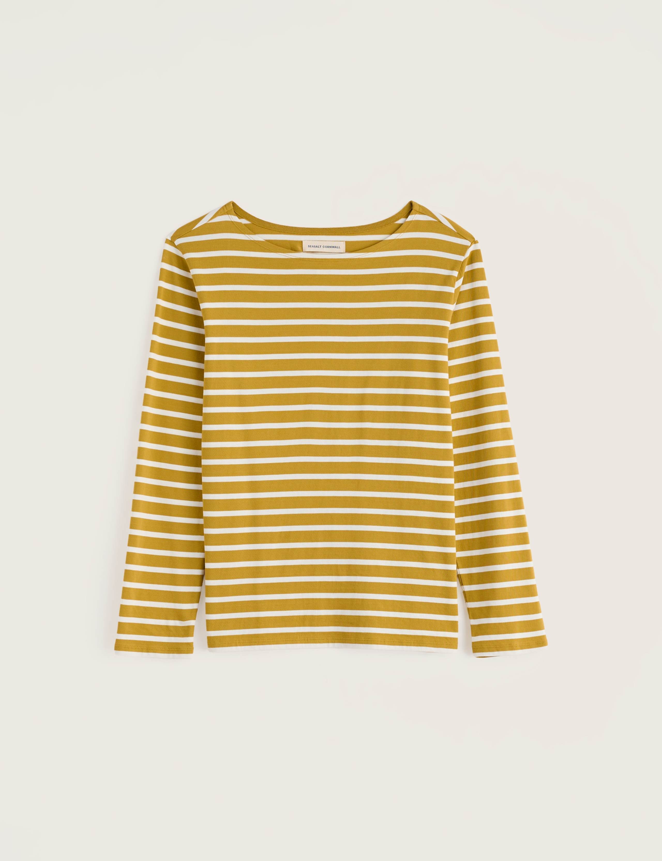 Pure Cotton Striped Crew Neck Relaxed Shirt 2 of 5