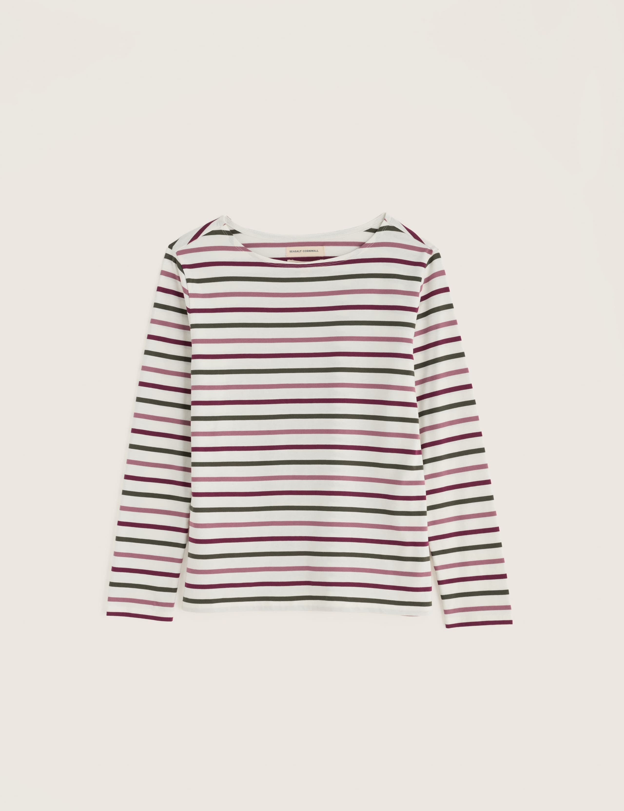 Pure Cotton Striped Relaxed T-Shirt 2 of 5