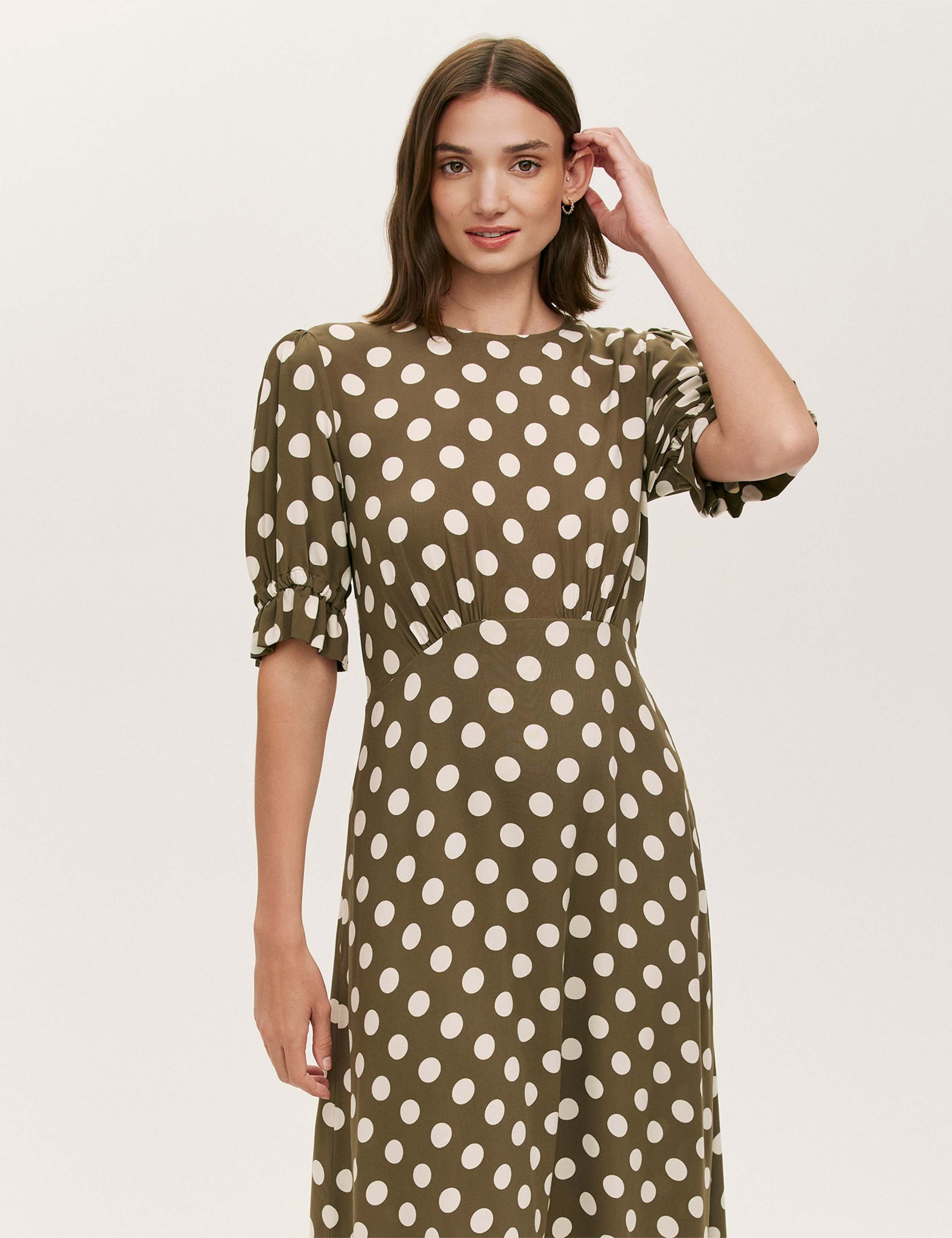 Polka Dot Midi Tea Dress 4 of 4