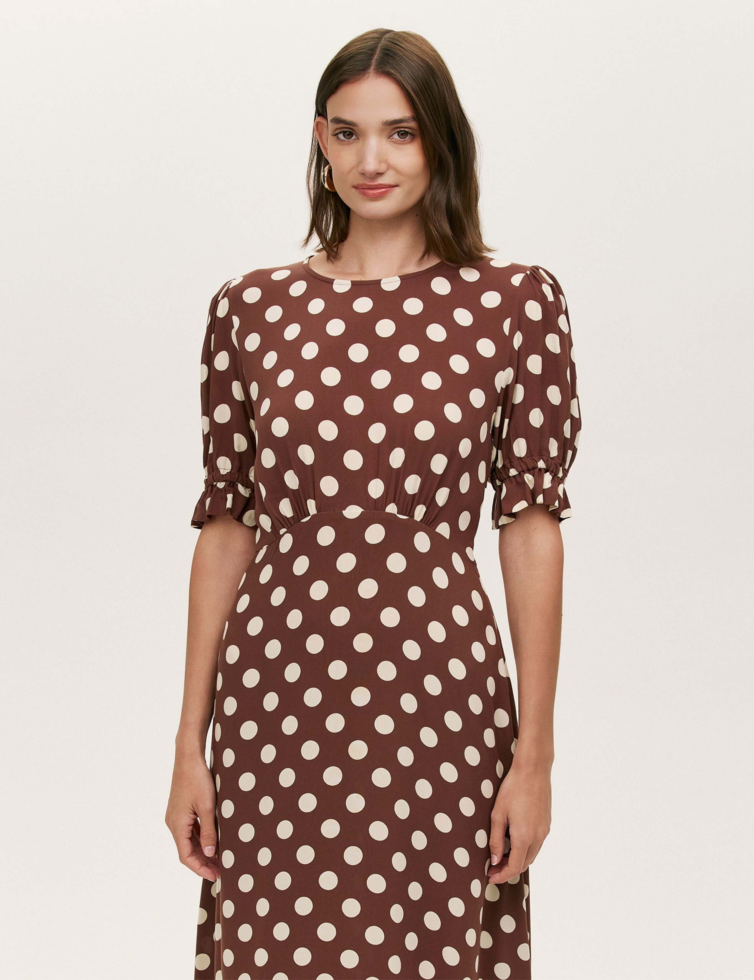 Polka Dot Midi Tea Dress 4 of 4