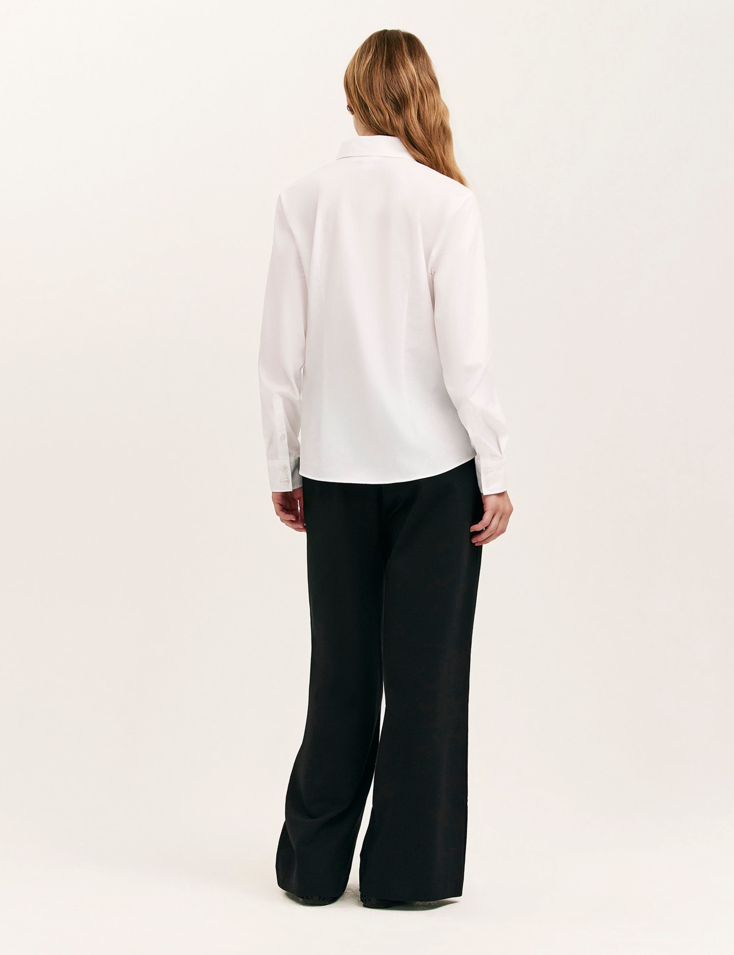 Cotton Rich Collared Button Through Shirt 3 of 4