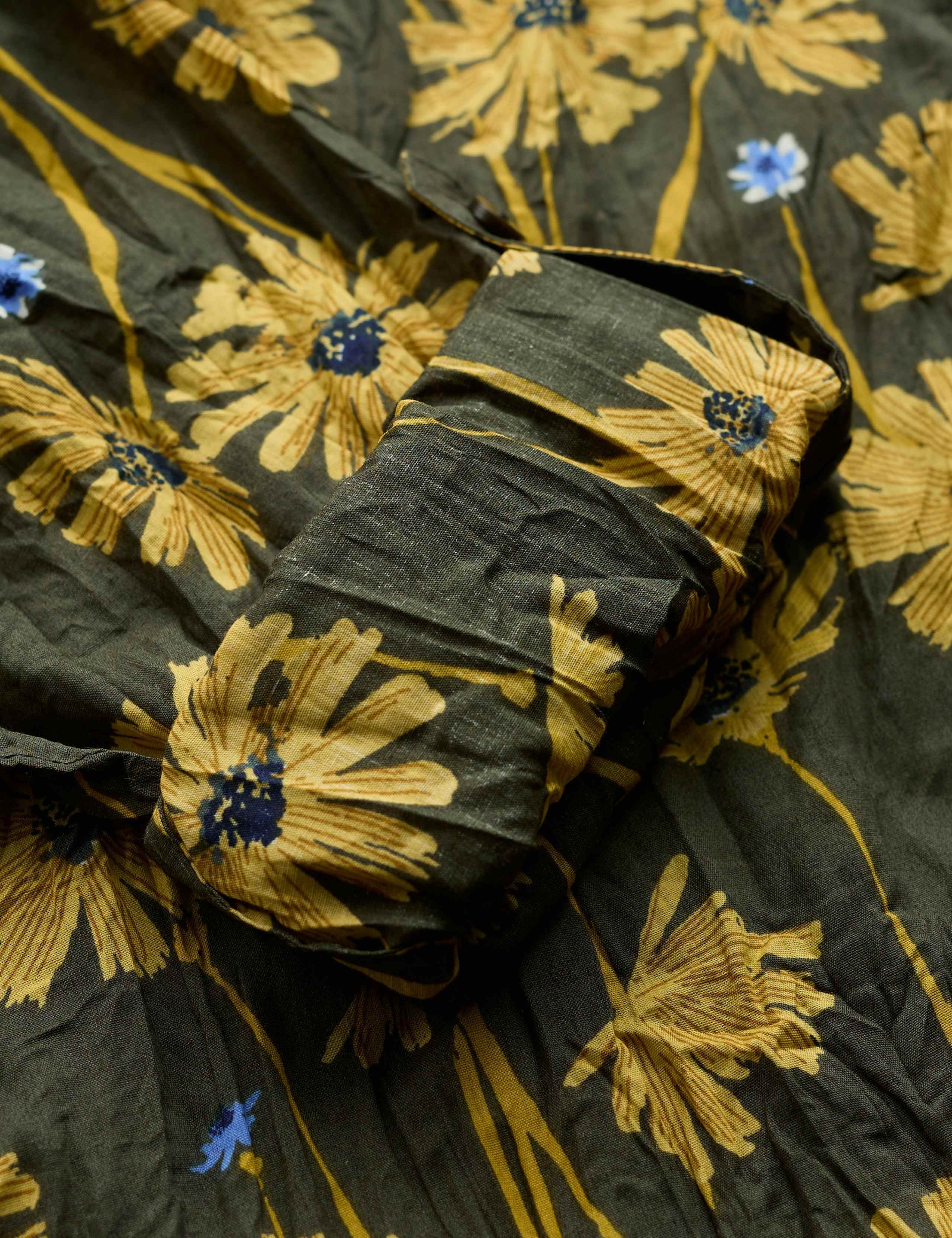 Pure Cotton Floral Crinkle Shirt 3 of 6