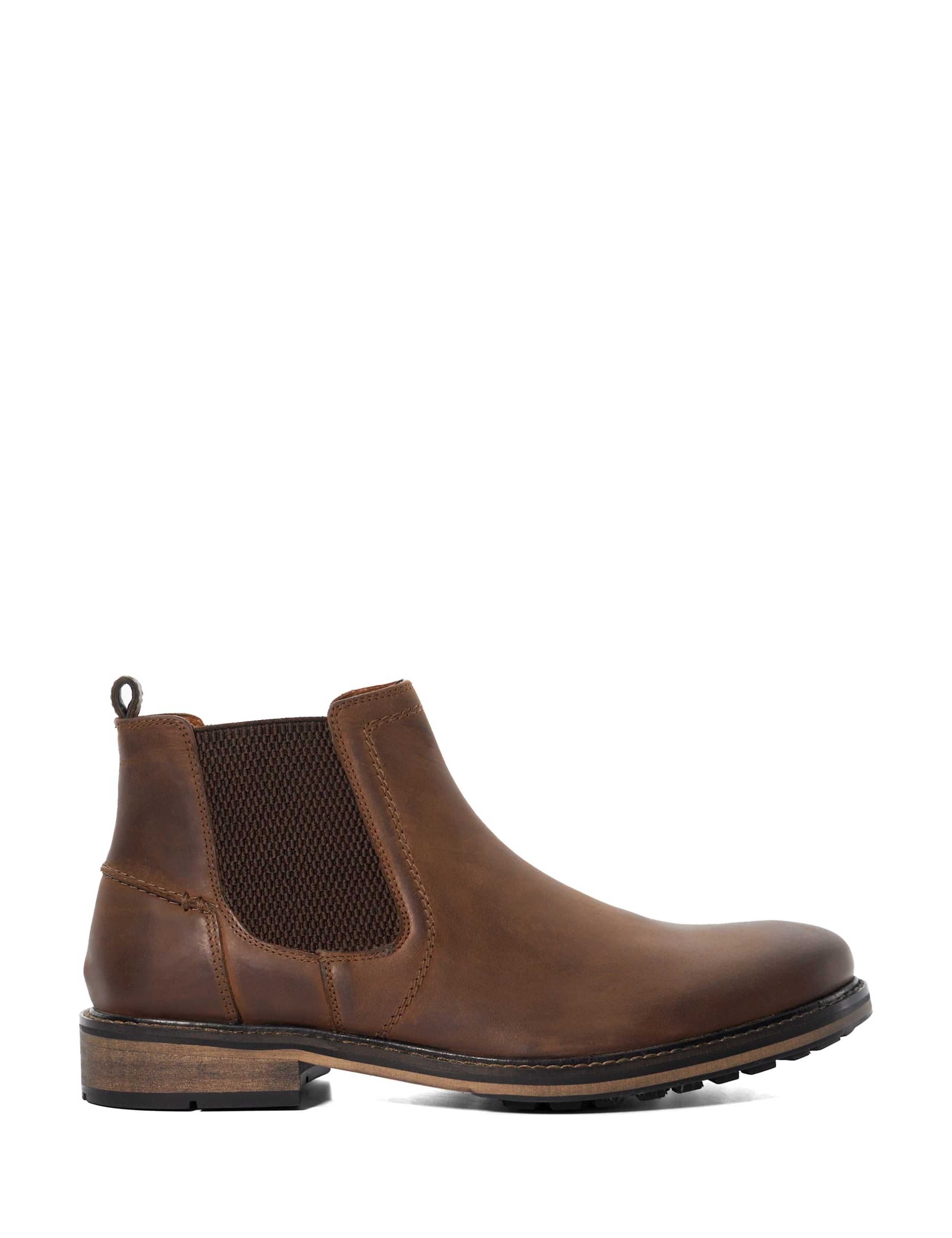 Wide Fit Leather Boots 1 of 5