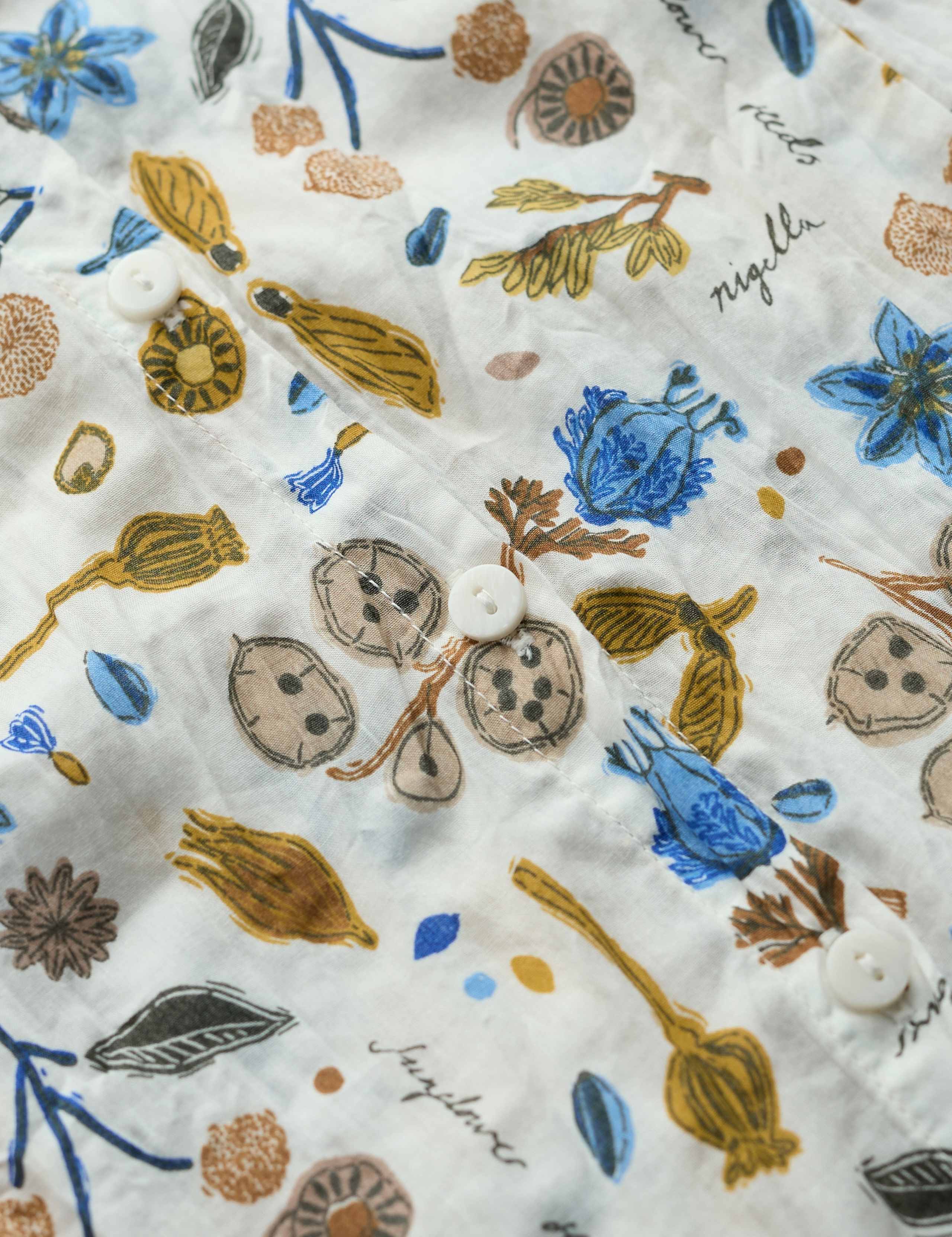 Pure Cotton Printed Crinkle Shirt 6 of 6