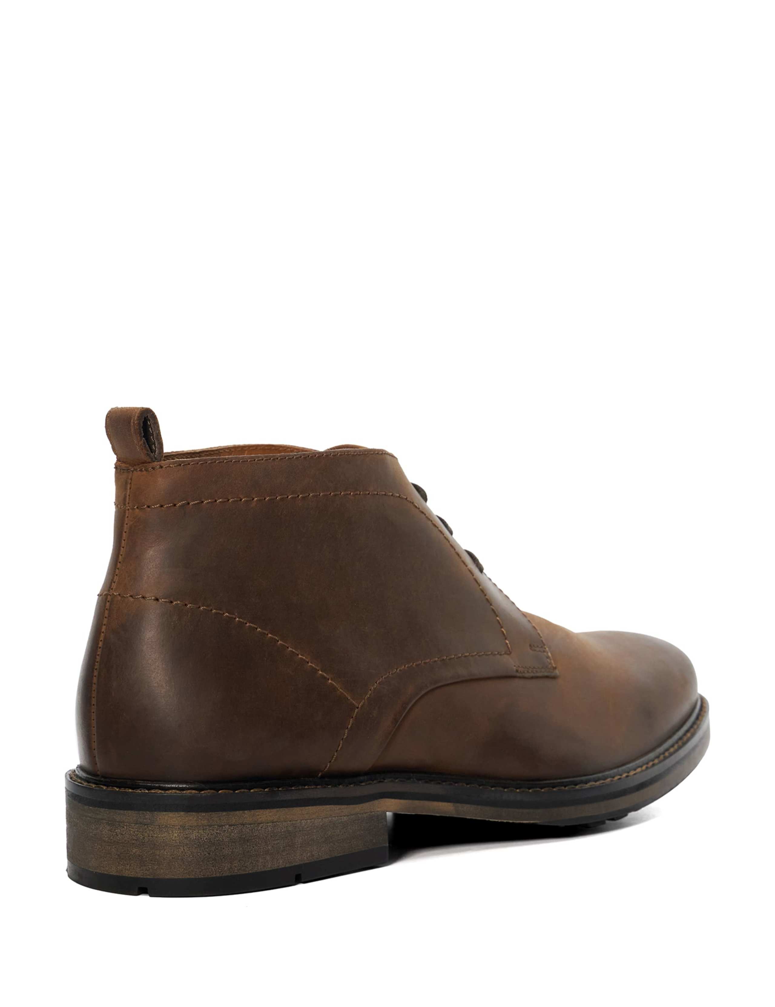 Wide Fit Leather Chukka Boots 4 of 6