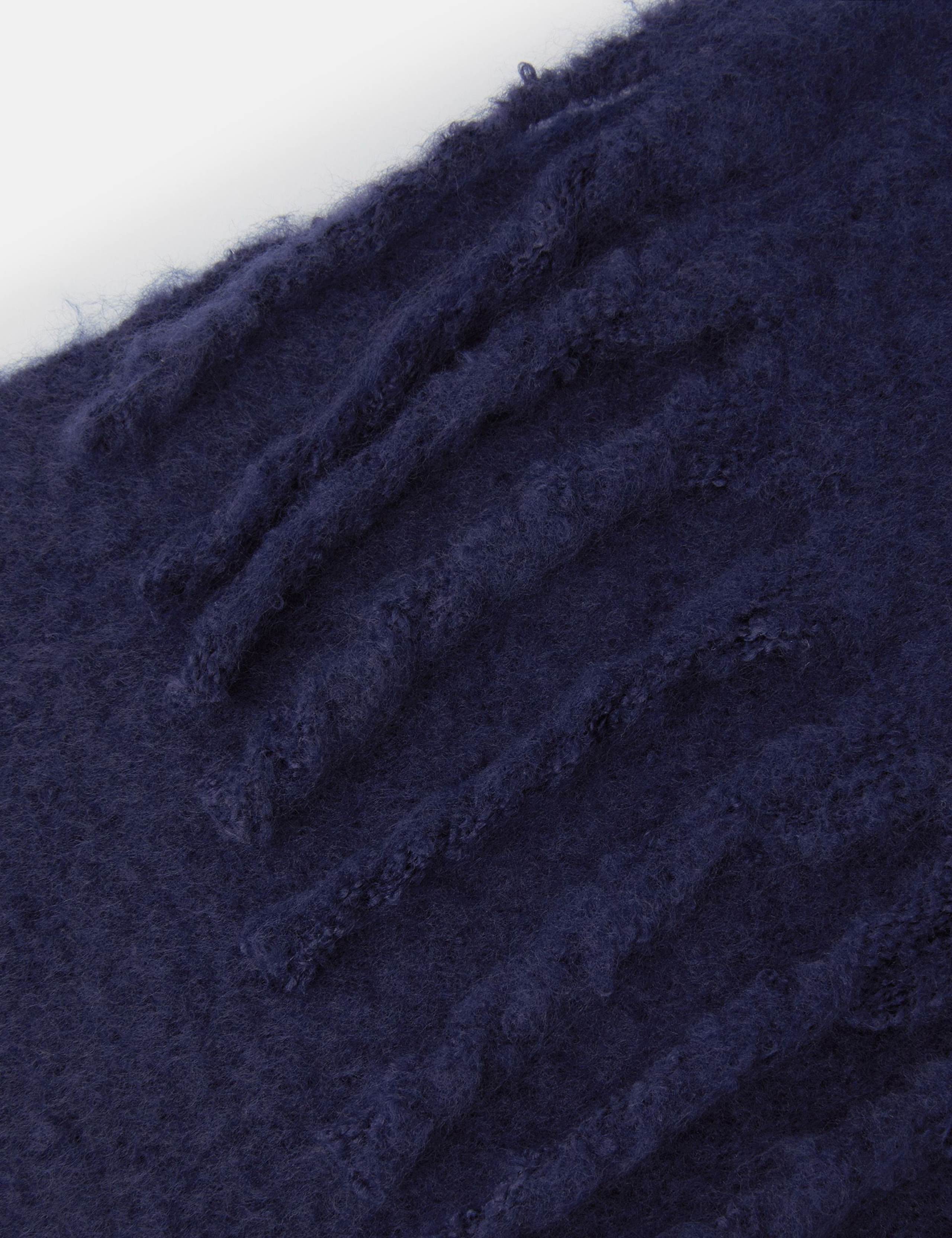 Textured Fringed Skinny Scarf 2 of 2