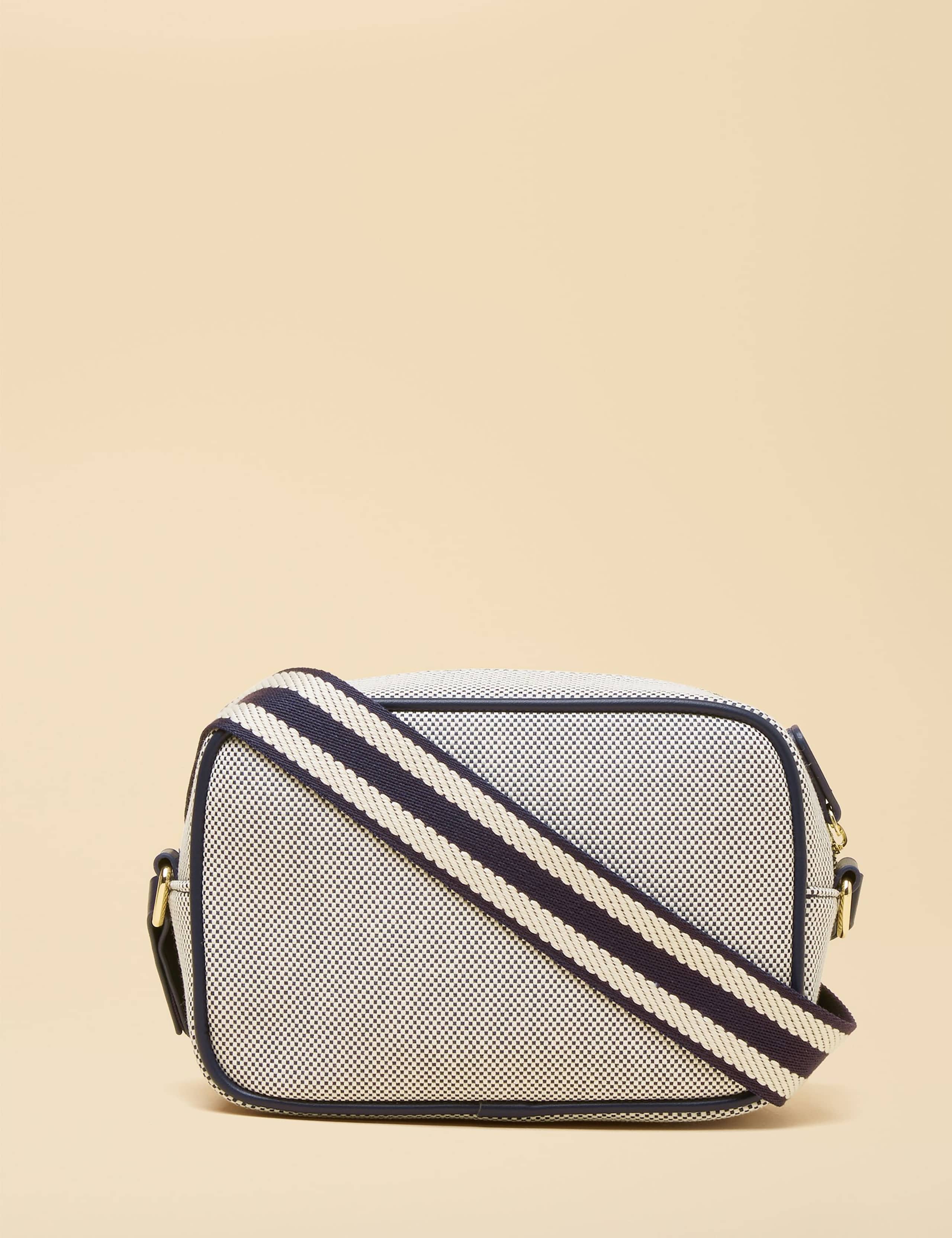 Canvas Webbing Strap Cross Body Bag 3 of 8