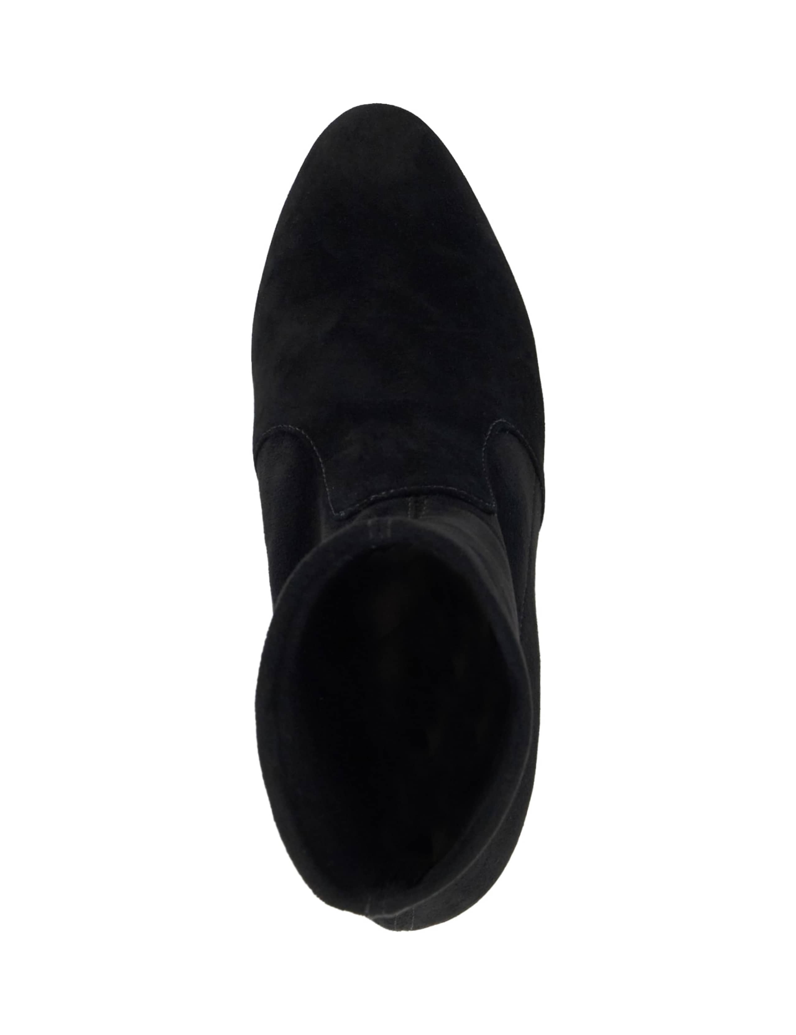 Wide Fit Suede Block Heel Sock Boots 3 of 6