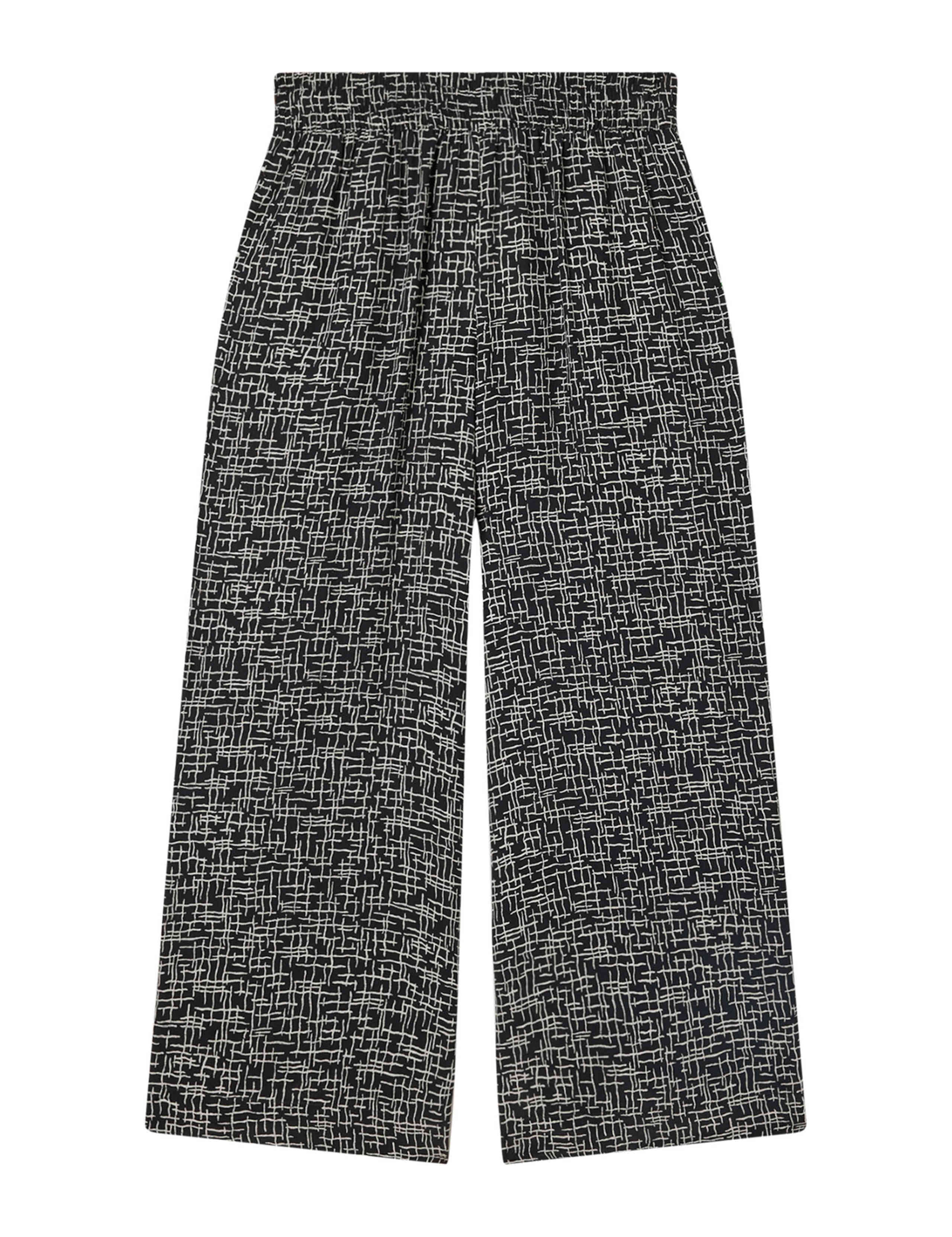 Pure Cotton Printed Wide Leg Trousers 2 of 7