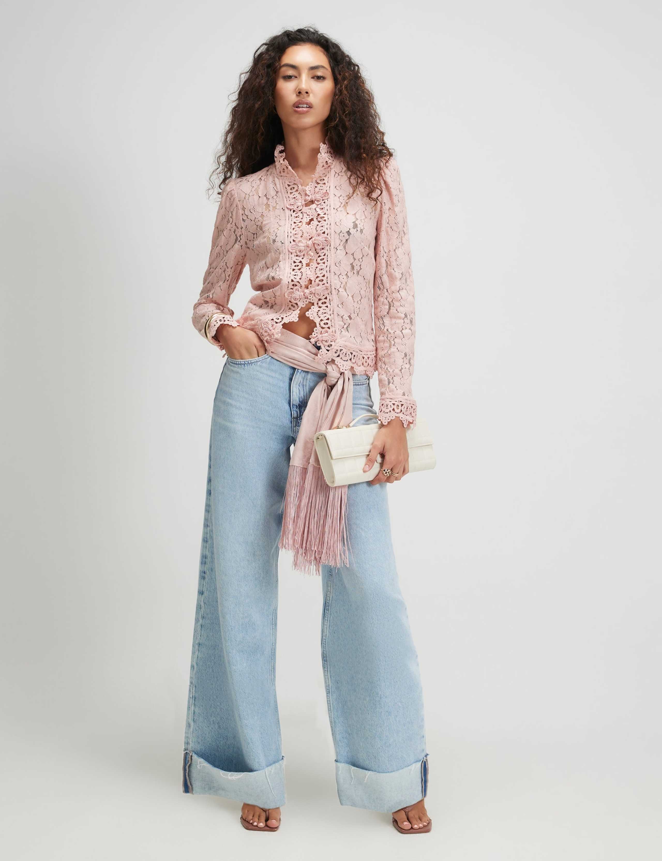 Pure Cotton Lace Jacket 3 of 6