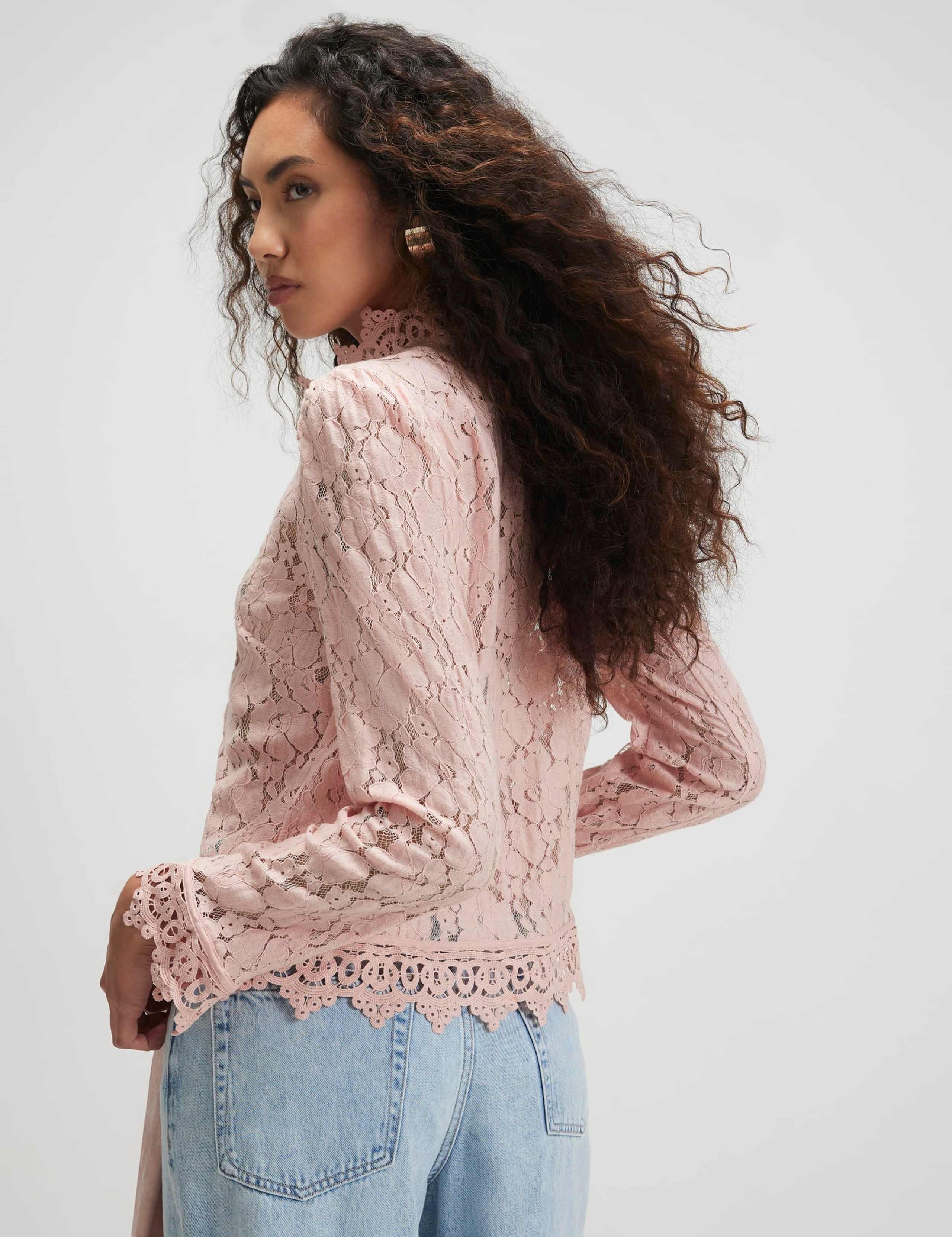 Pure Cotton Lace Jacket 4 of 6