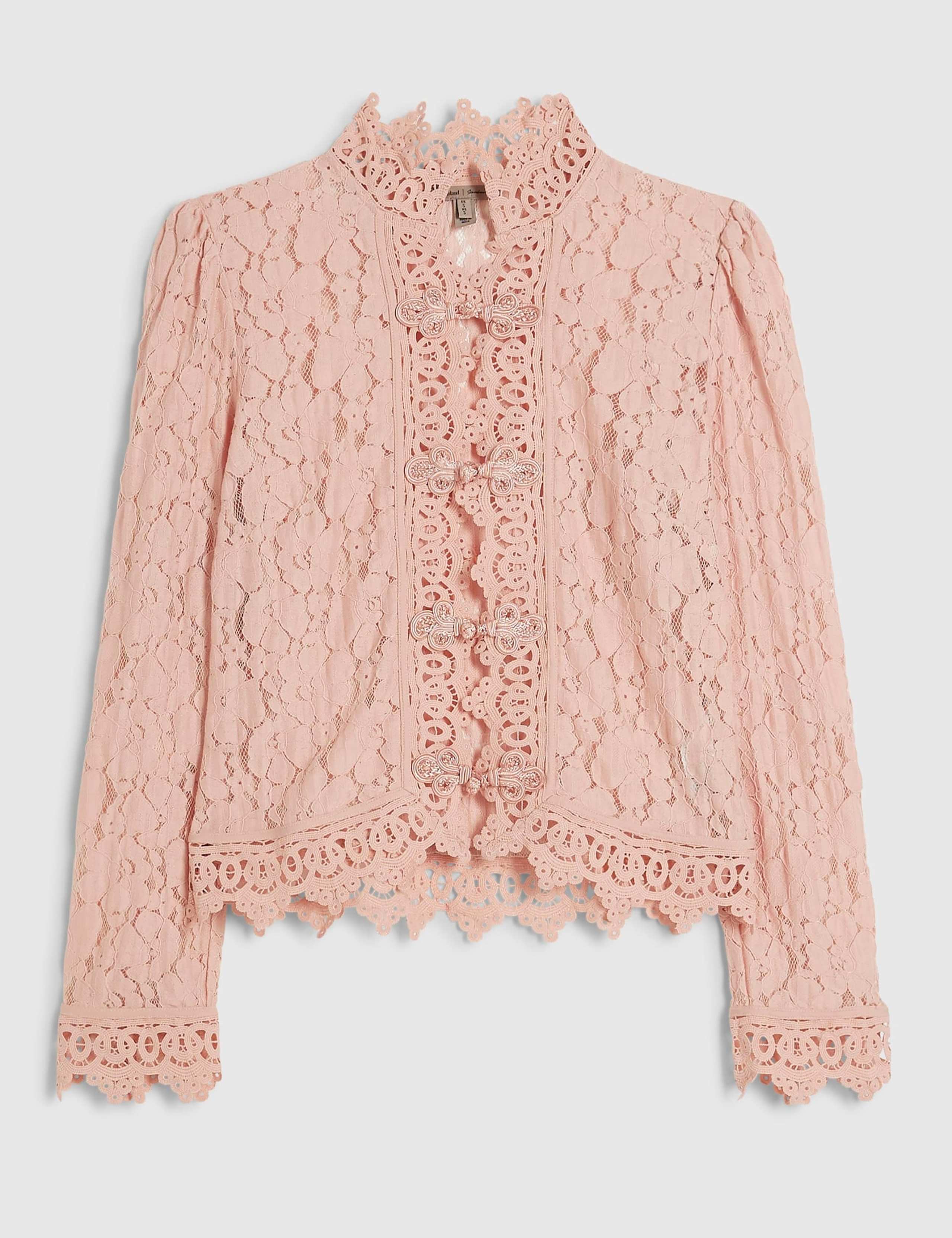 Pure Cotton Lace Jacket 2 of 6