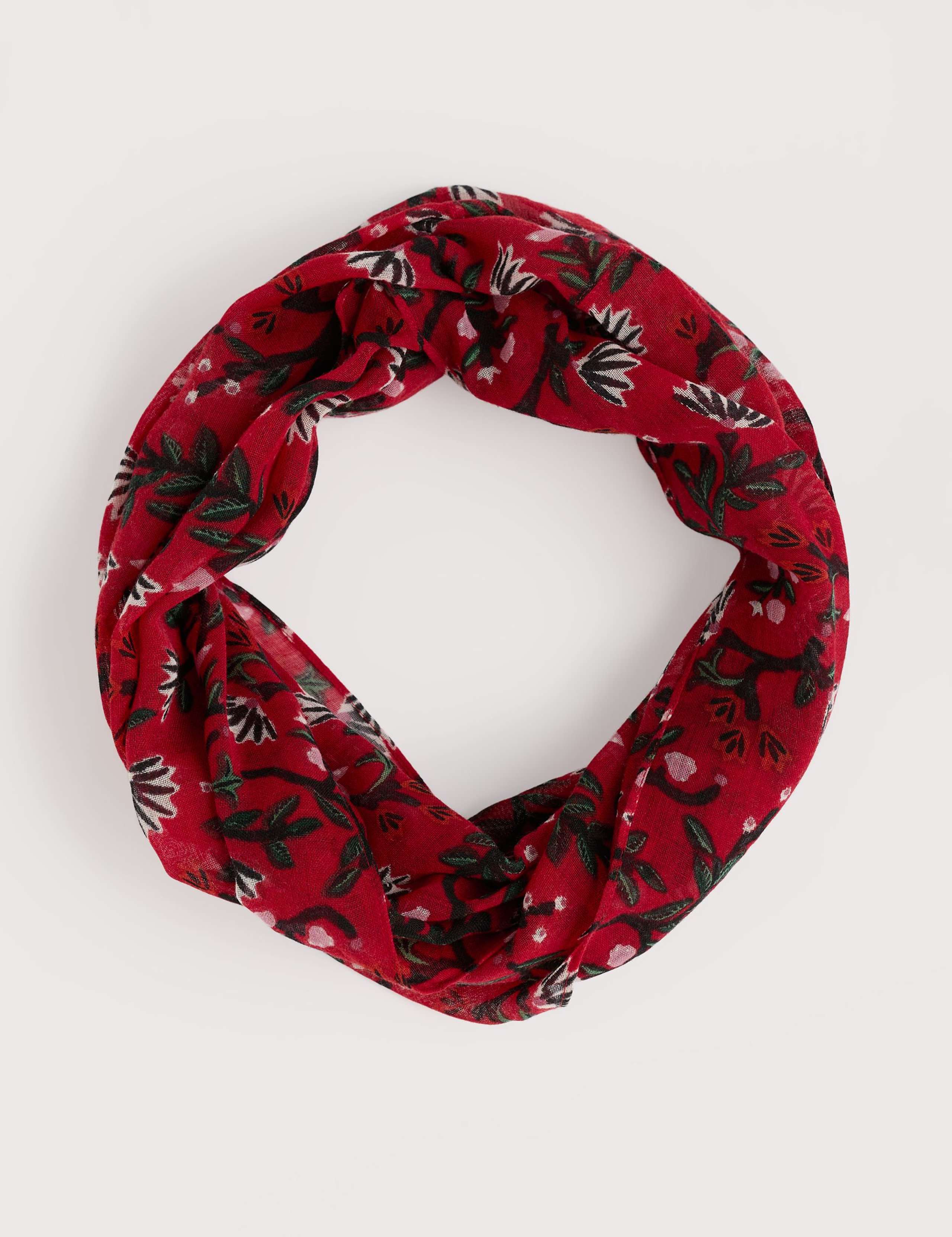 Pure Wool Floral Snood 2 of 4