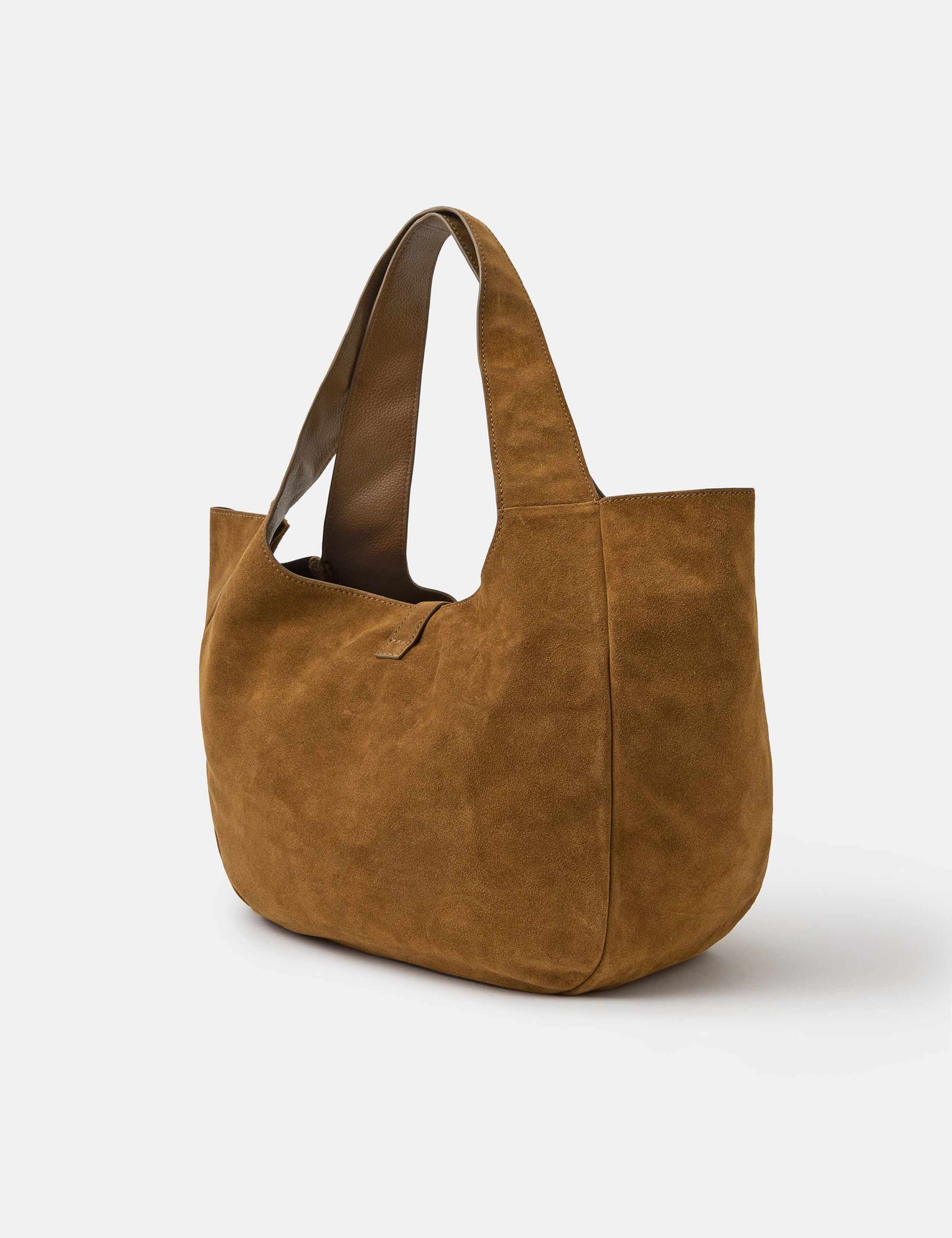 Suede Shoulder Bag 2 of 4