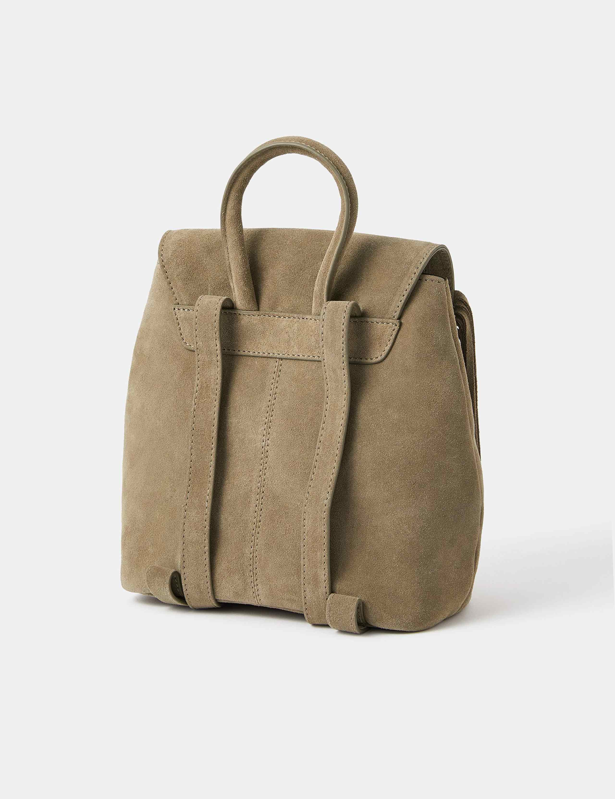 Suede Fringed Backpack 2 of 4