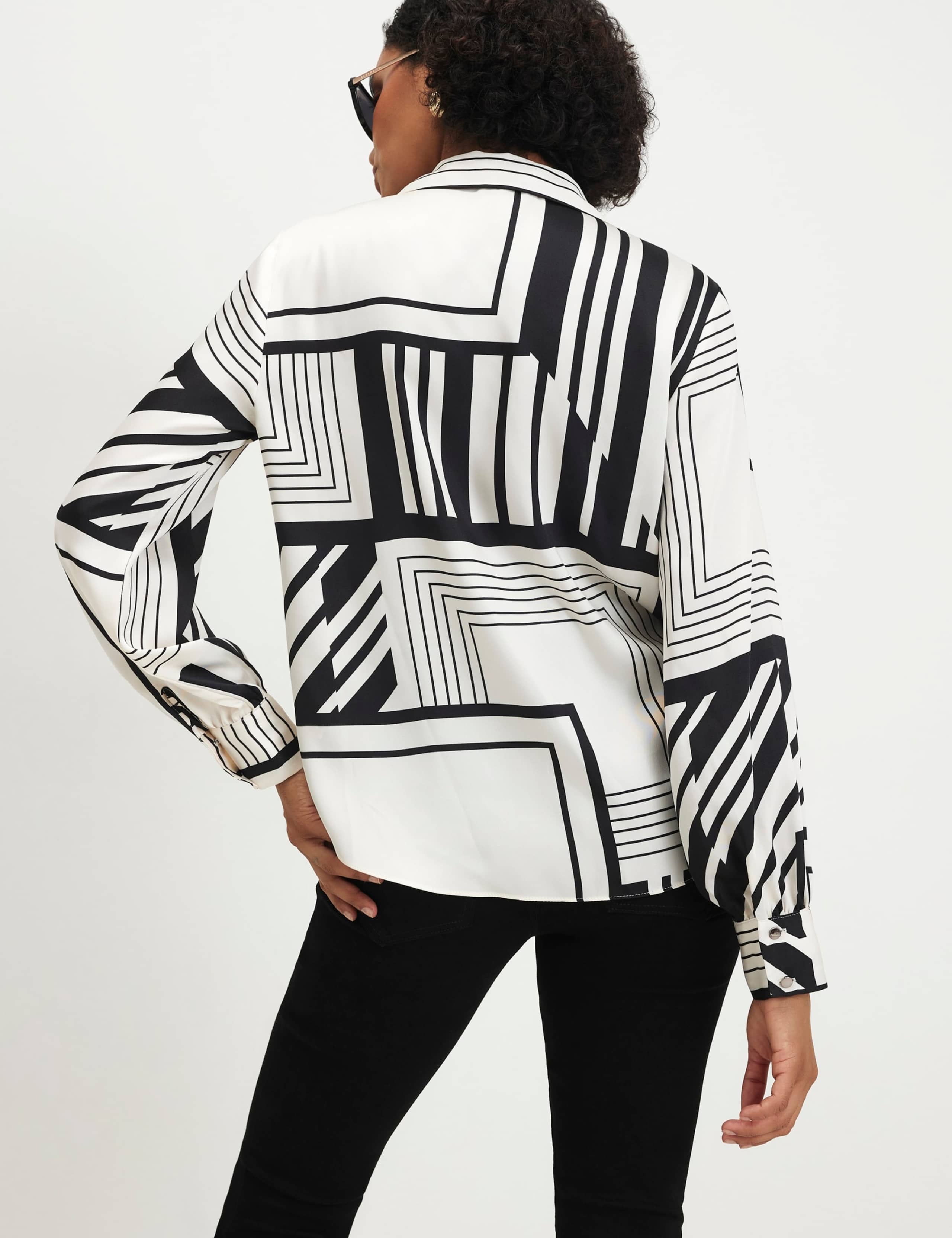 Striped Tucked Hem Shirt 3 of 5