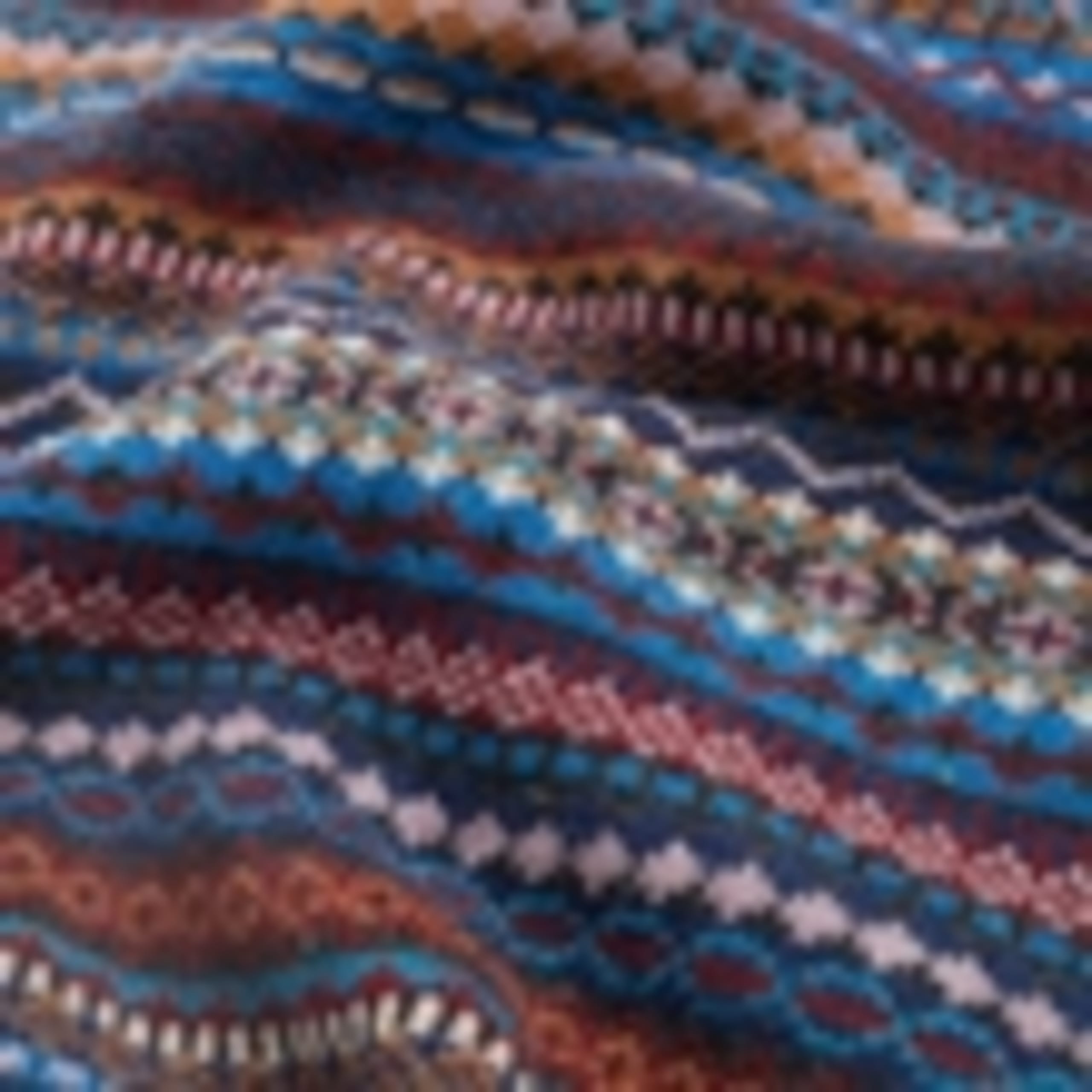 Knitted Jacquard Snood with Merino Wool 4 of 4