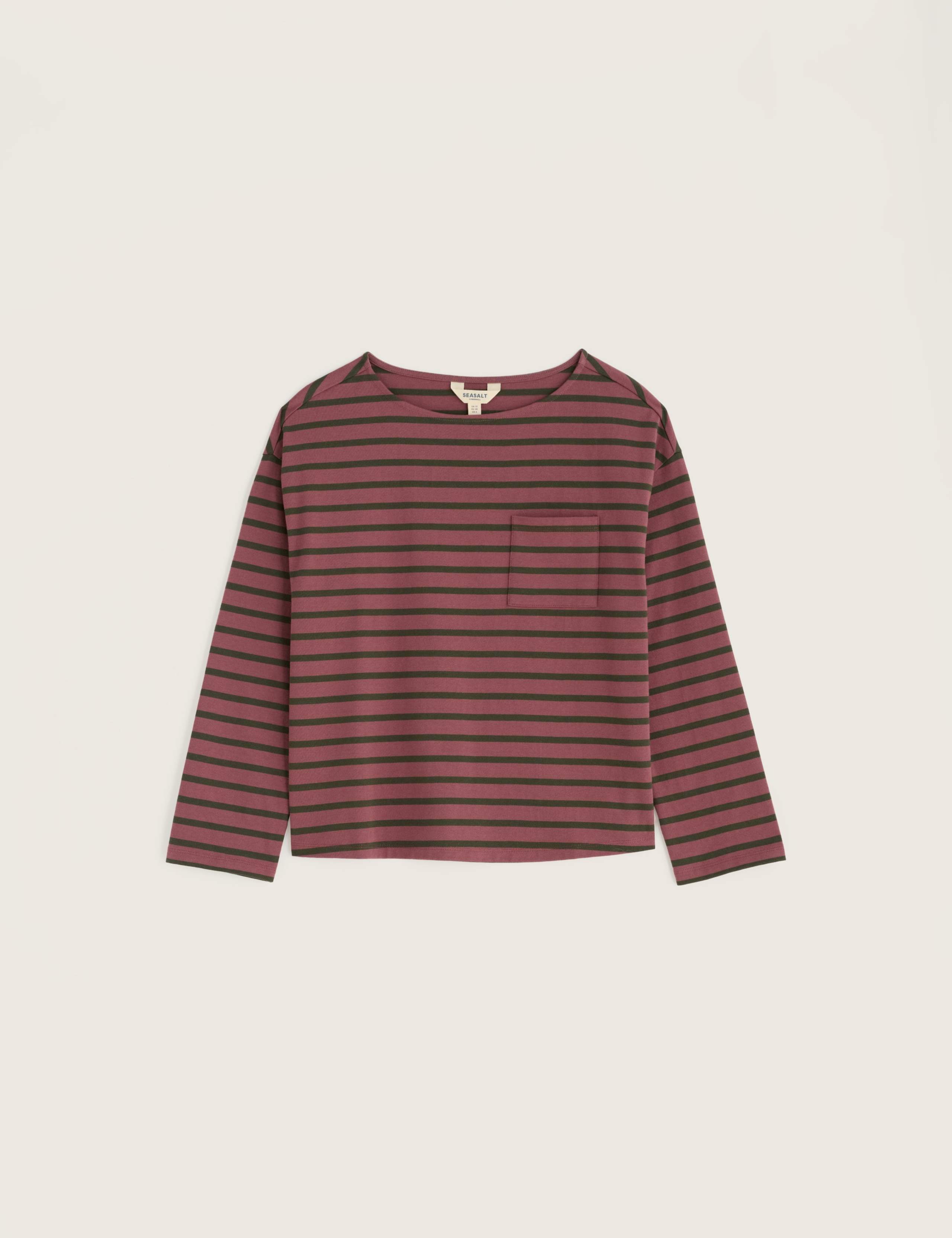 Pure Cotton Striped Relaxed T-Shirt 2 of 5