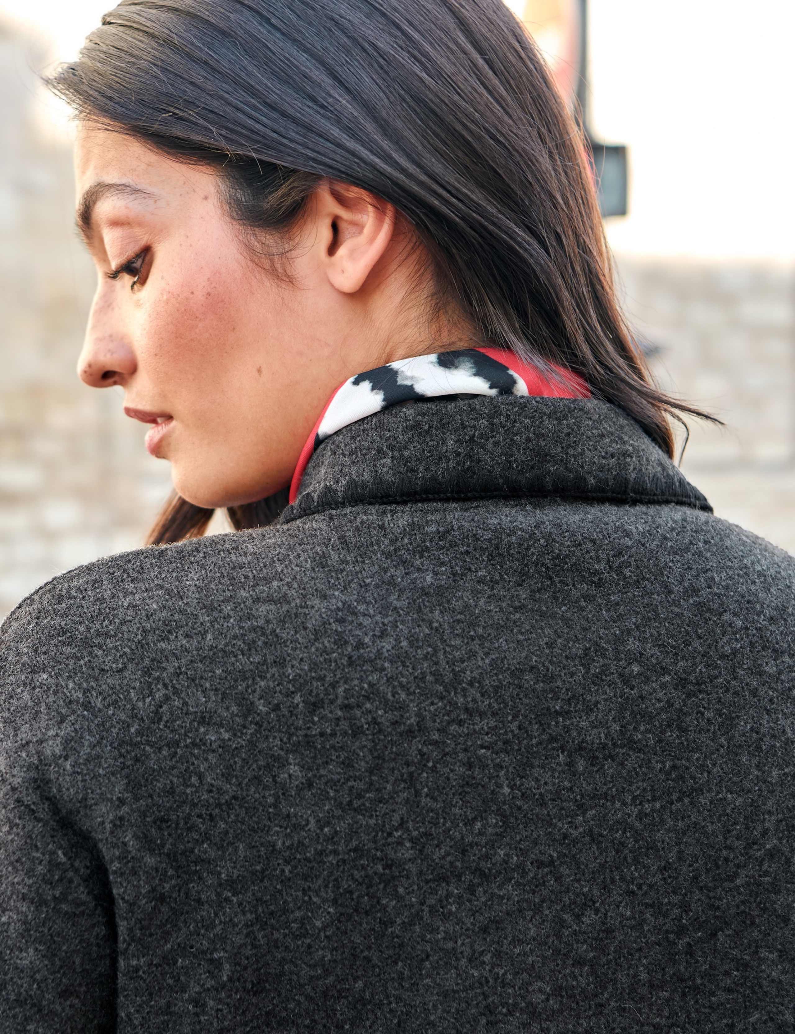 Wool Blend Knitted Relaxed Jacket 6 of 6