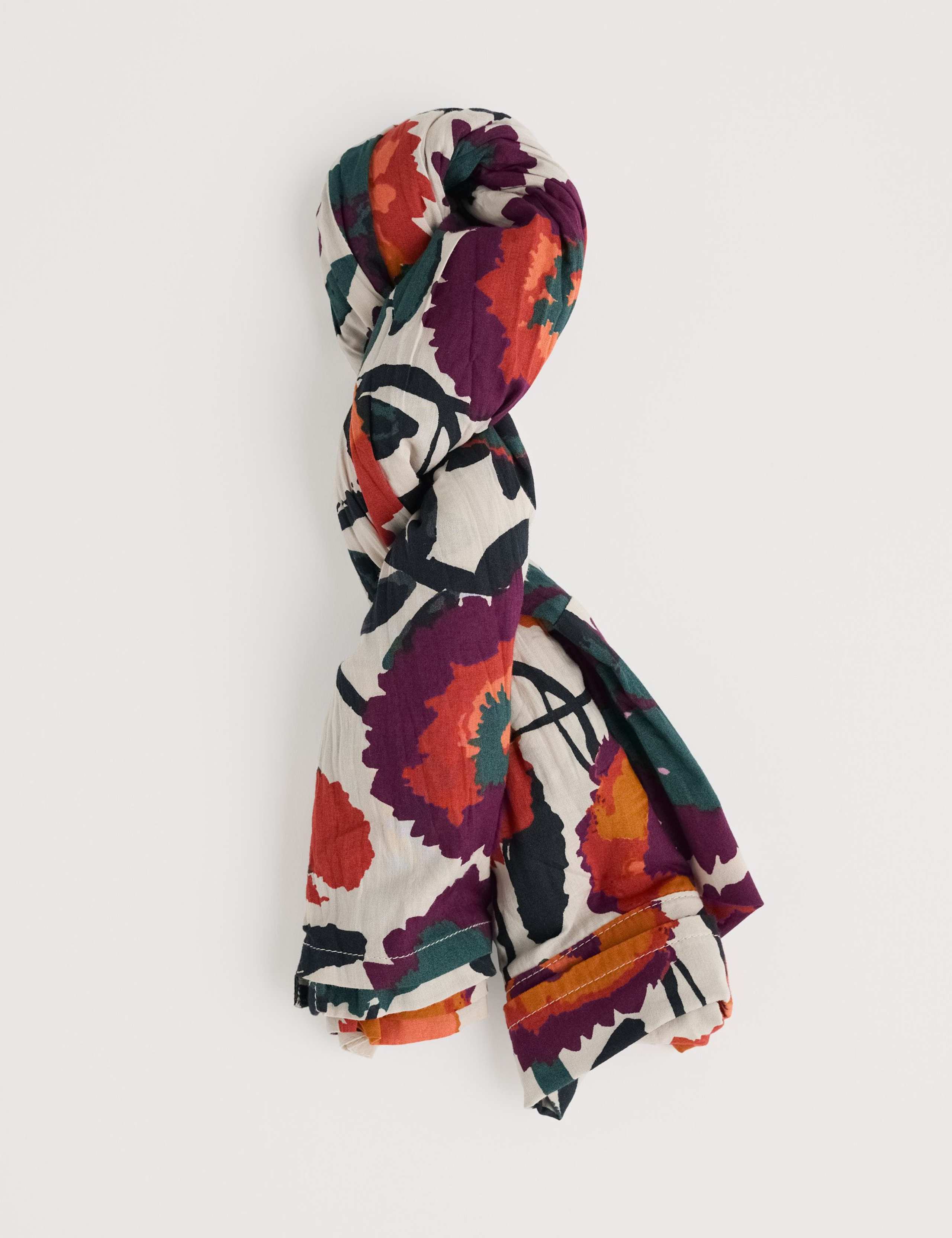 Pure Cotton Textured Floral Blouse 5 of 6