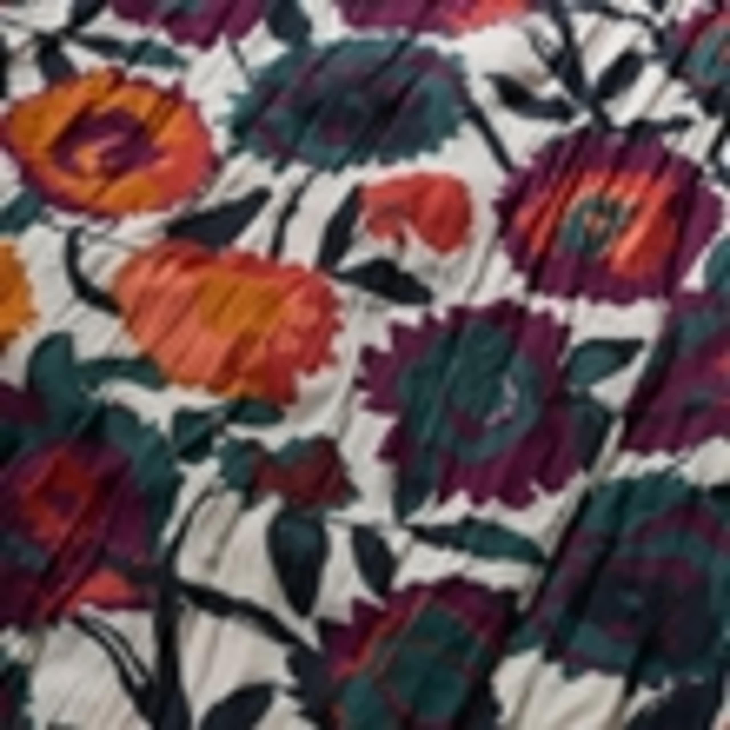 Pure Cotton Textured Floral Blouse 6 of 6