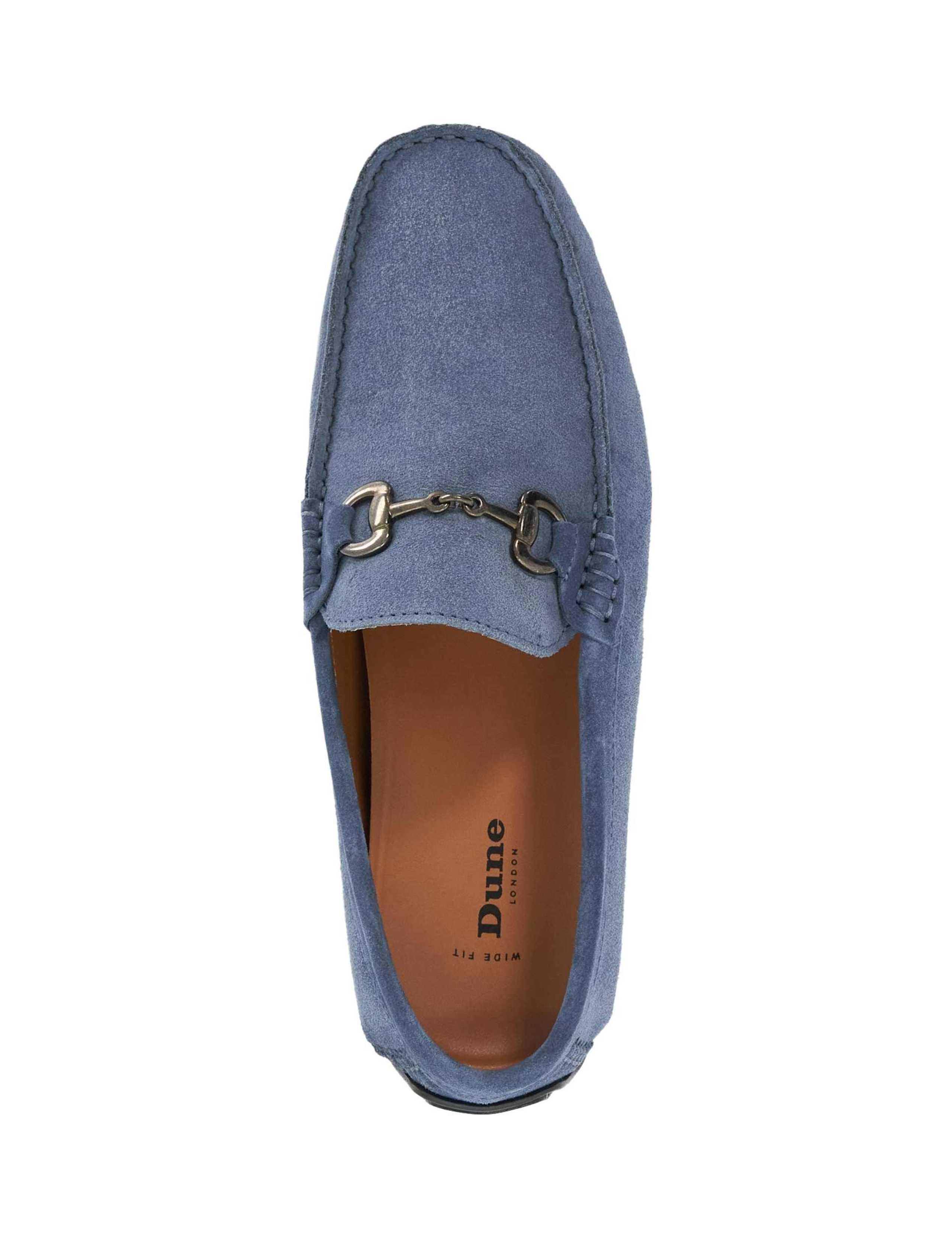 Wide Fit Suede Slip On Loafers 2 of 5