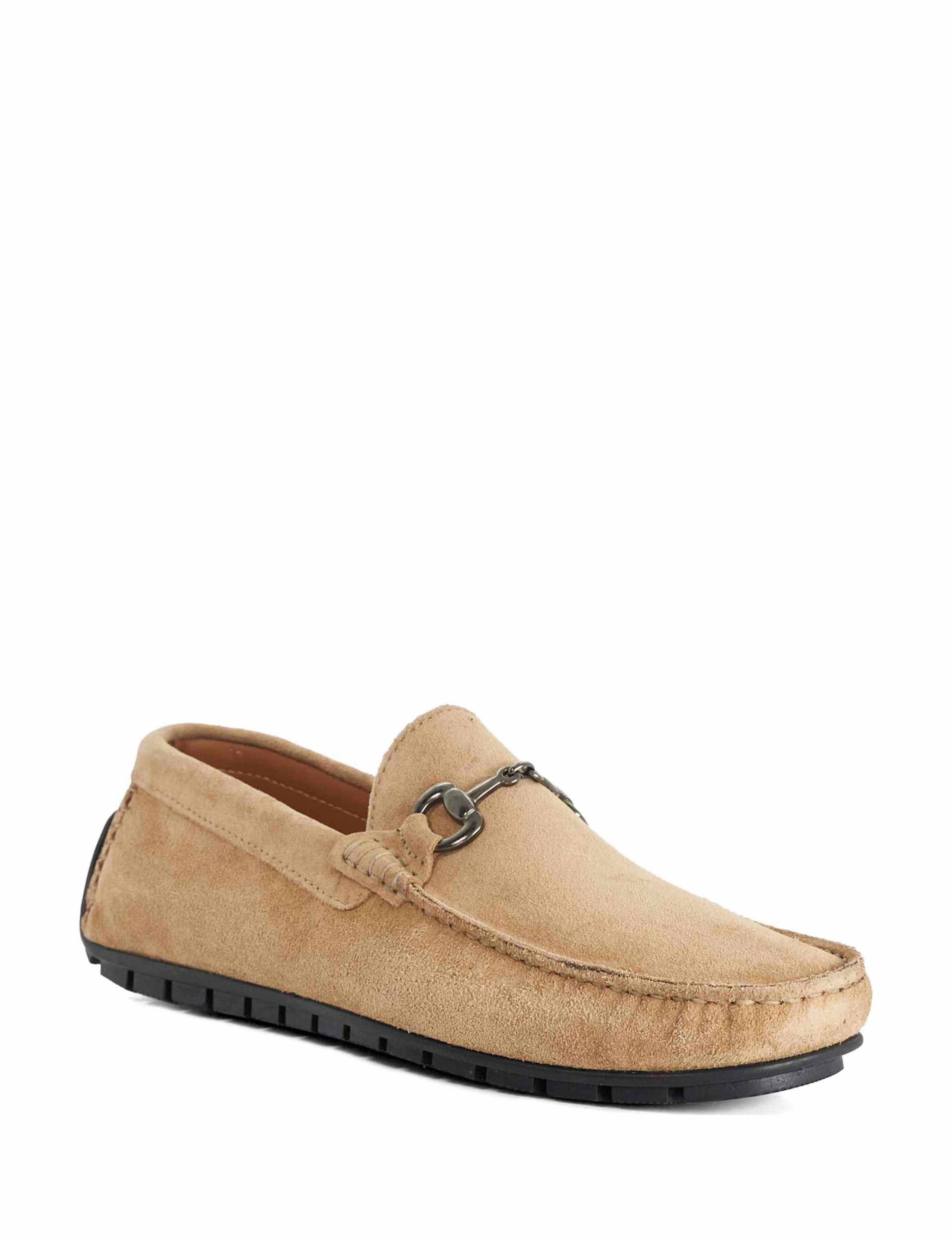 Wide Fit Suede Slip On Loafers 2 of 6