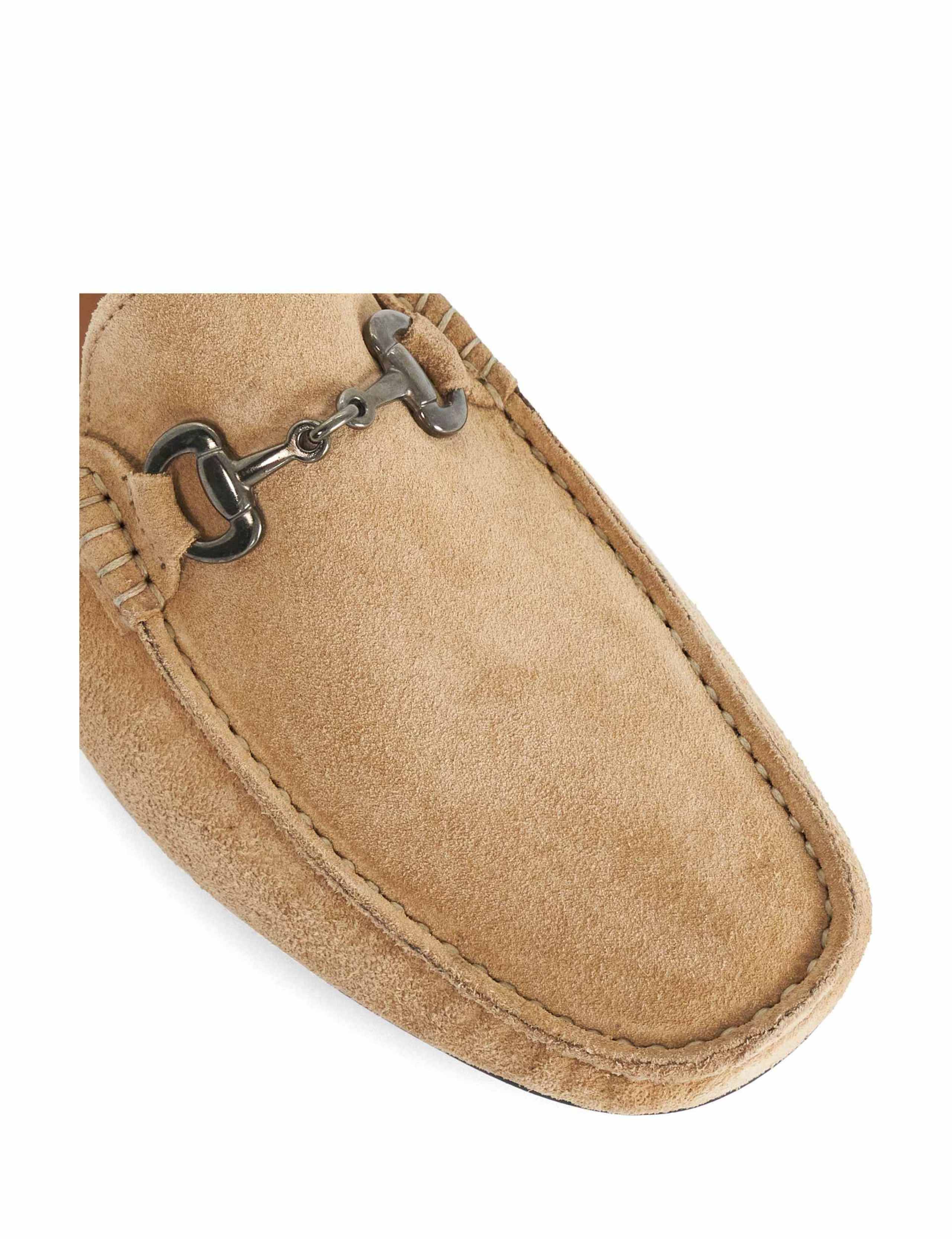Wide Fit Suede Slip On Loafers 5 of 6