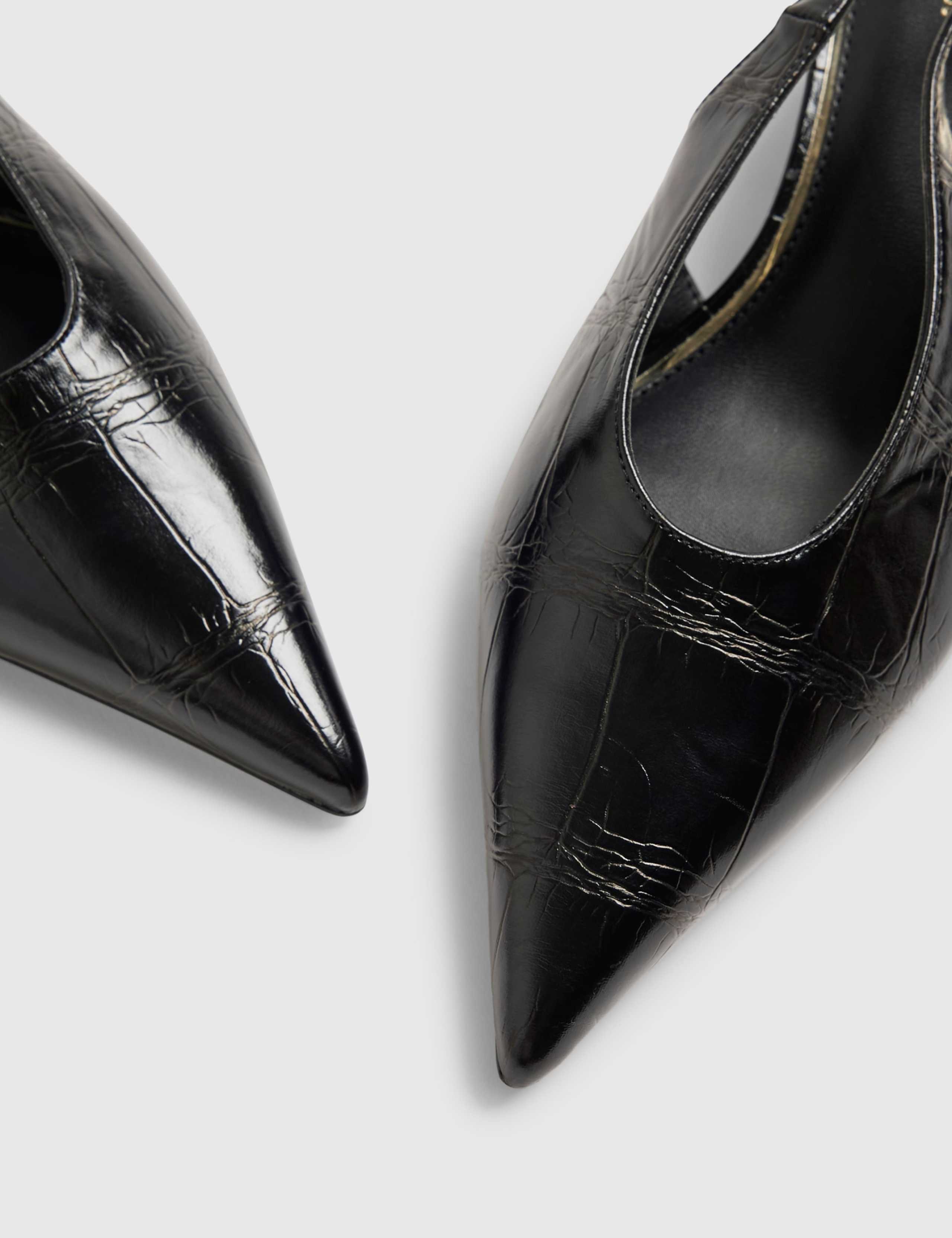Kitten Heel Pointed Slingback Shoes 3 of 5
