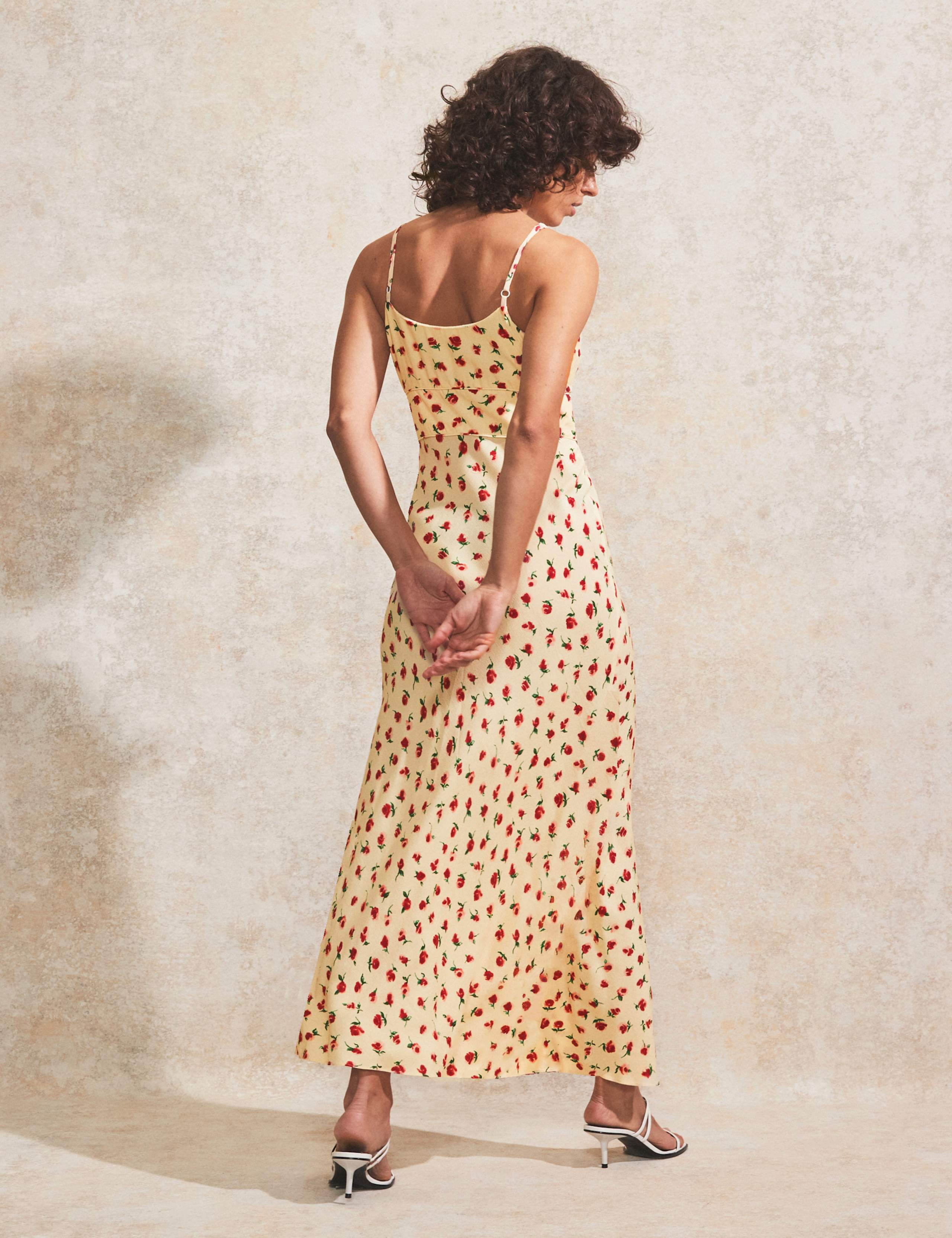 Floral Round Neck Midi Tea Dress 4 of 4